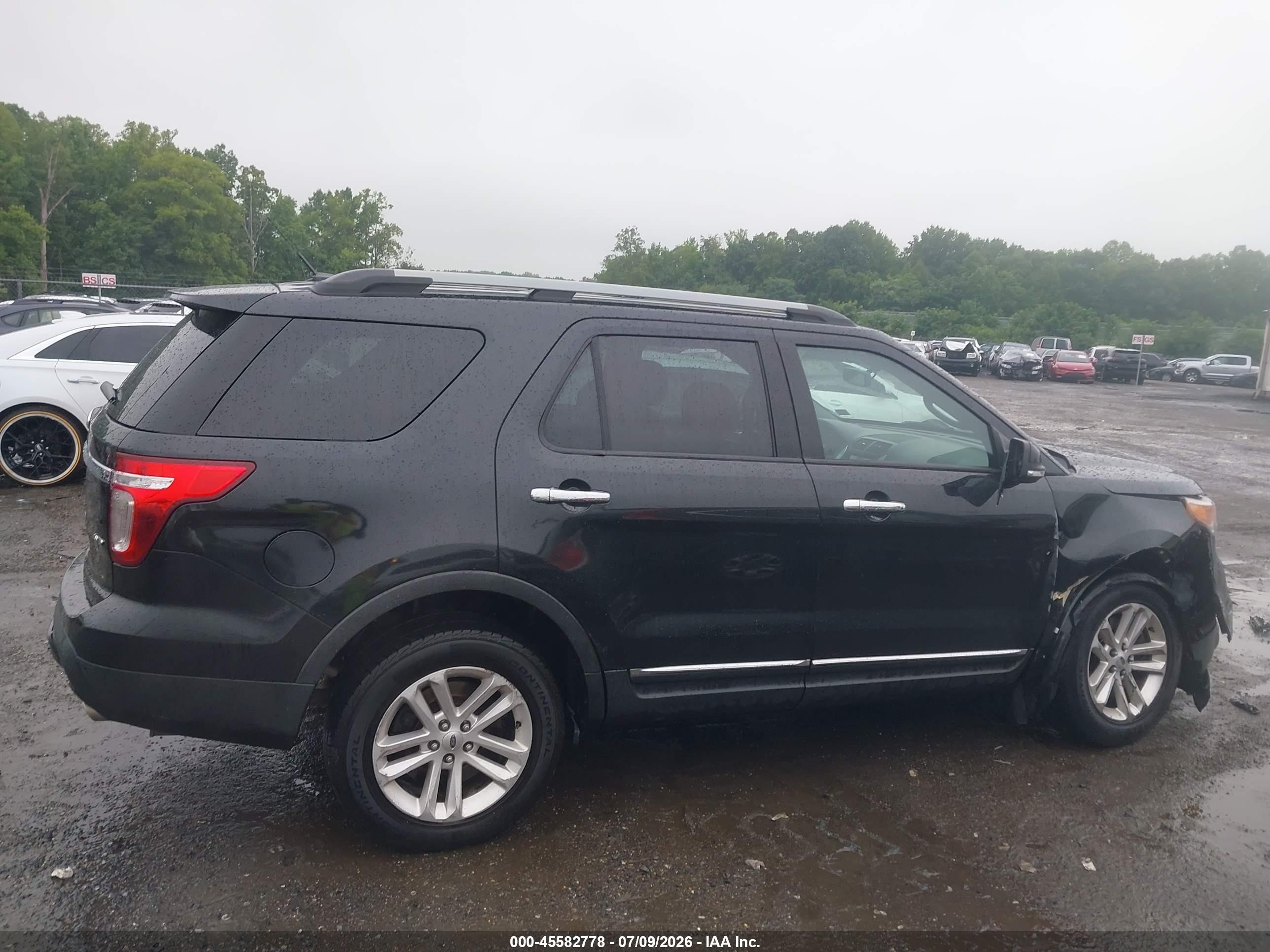 2014 Ford Explorer Xlt Black vin: 1FM5K8D87EGC33401