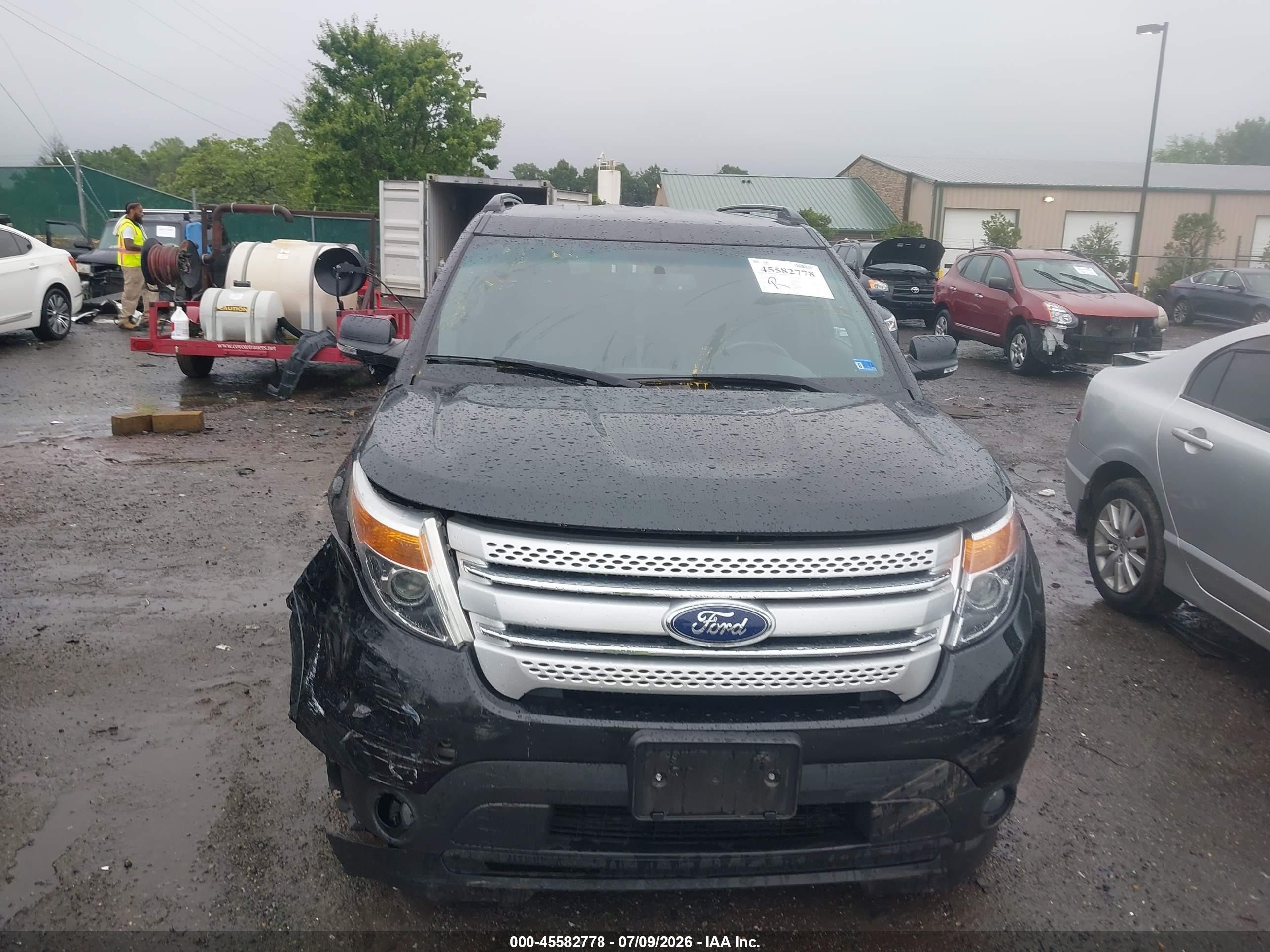 2014 Ford Explorer Xlt Black vin: 1FM5K8D87EGC33401