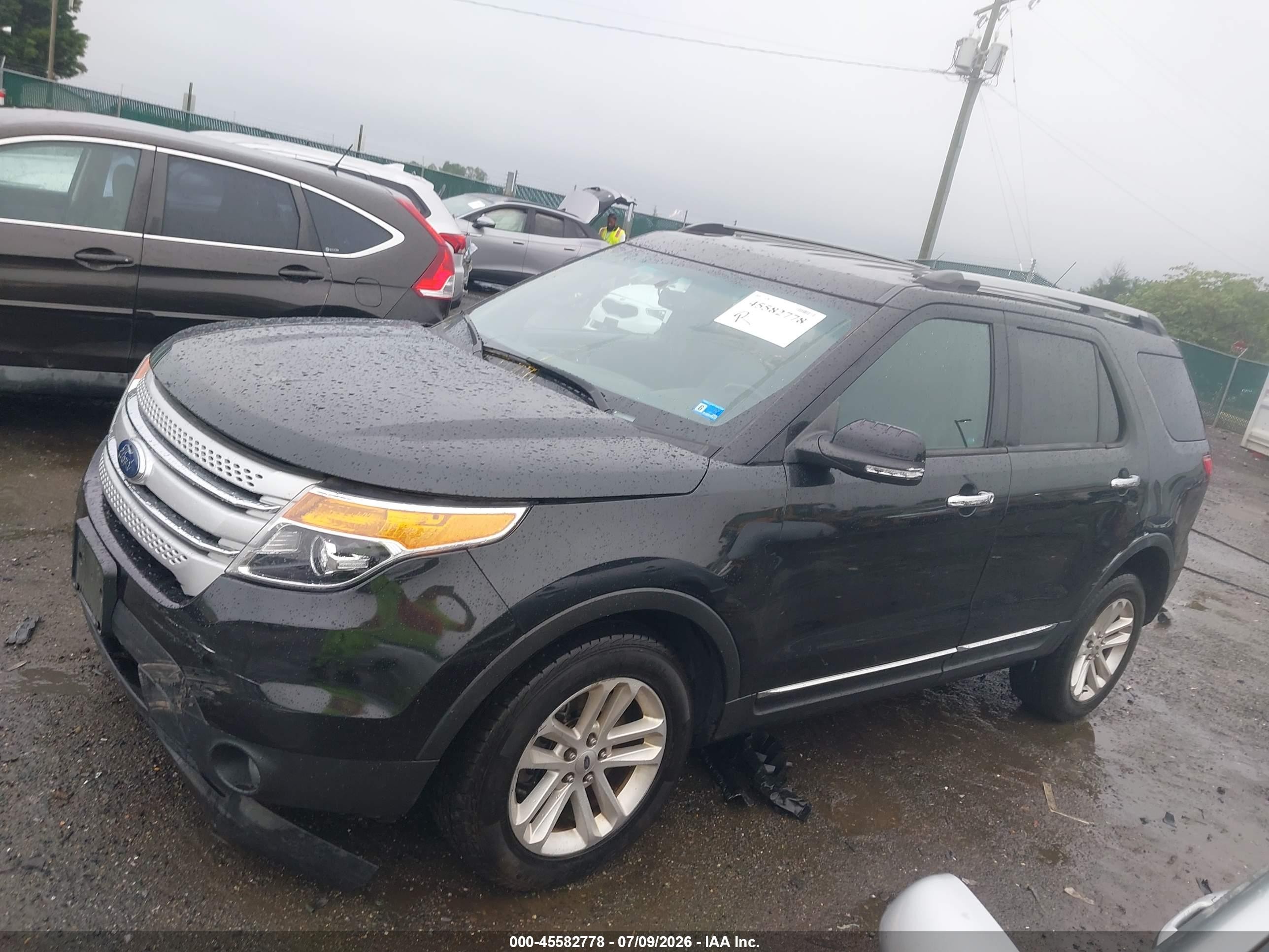 2014 Ford Explorer Xlt Black vin: 1FM5K8D87EGC33401