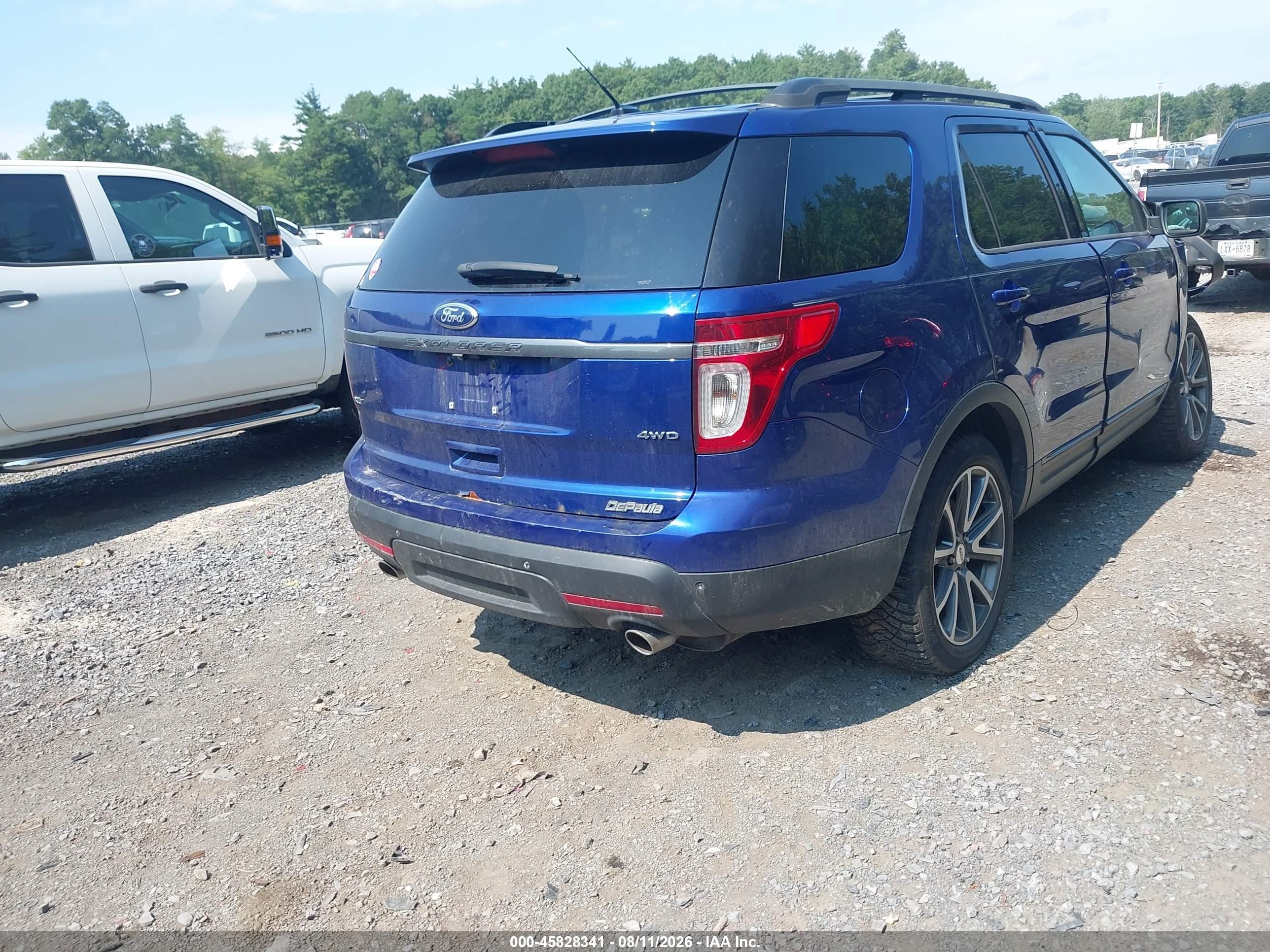 2015 Ford Explorer Xlt Blue vin: 1FM5K8D87FGA06310