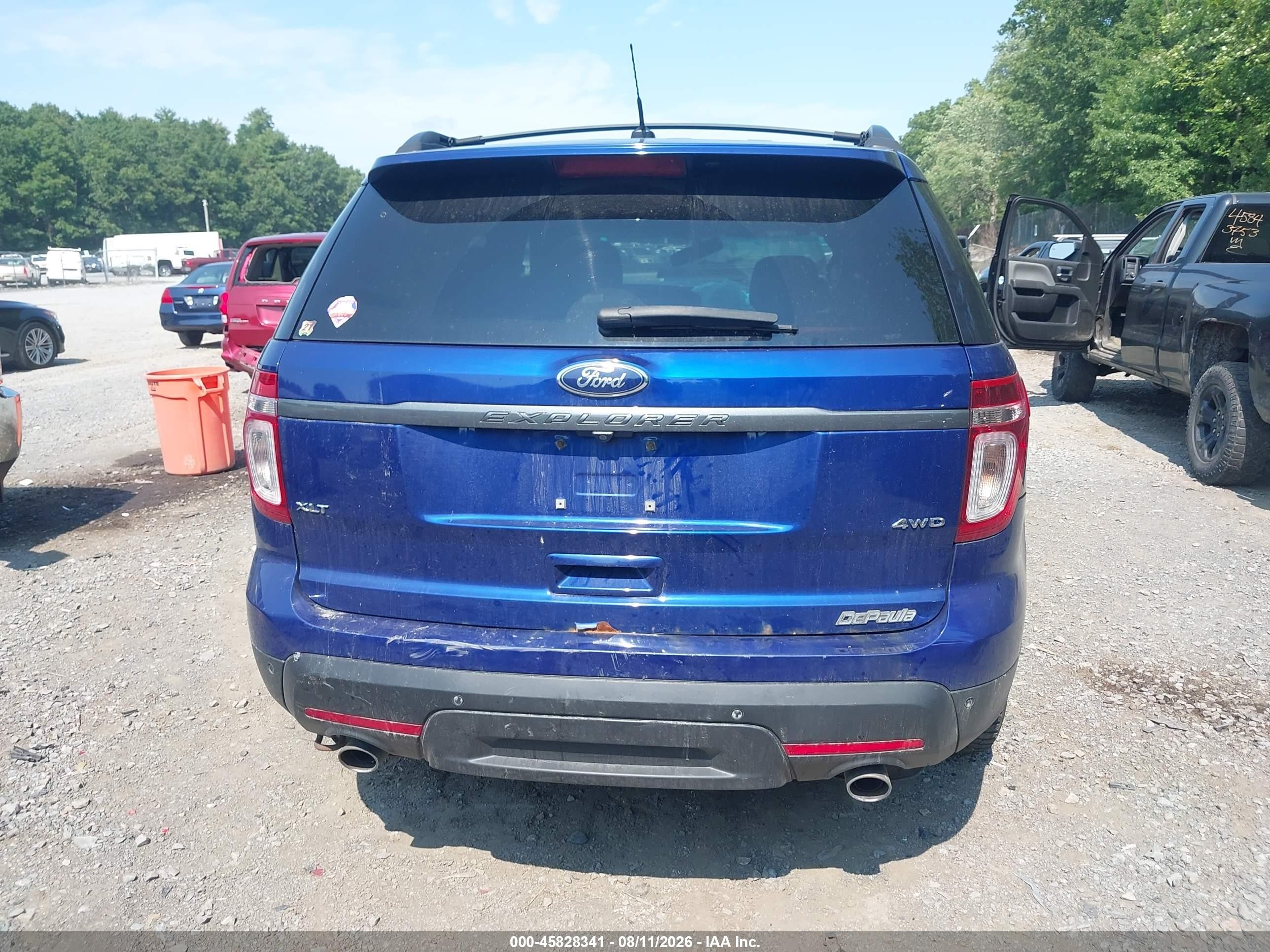 2015 Ford Explorer Xlt Blue vin: 1FM5K8D87FGA06310