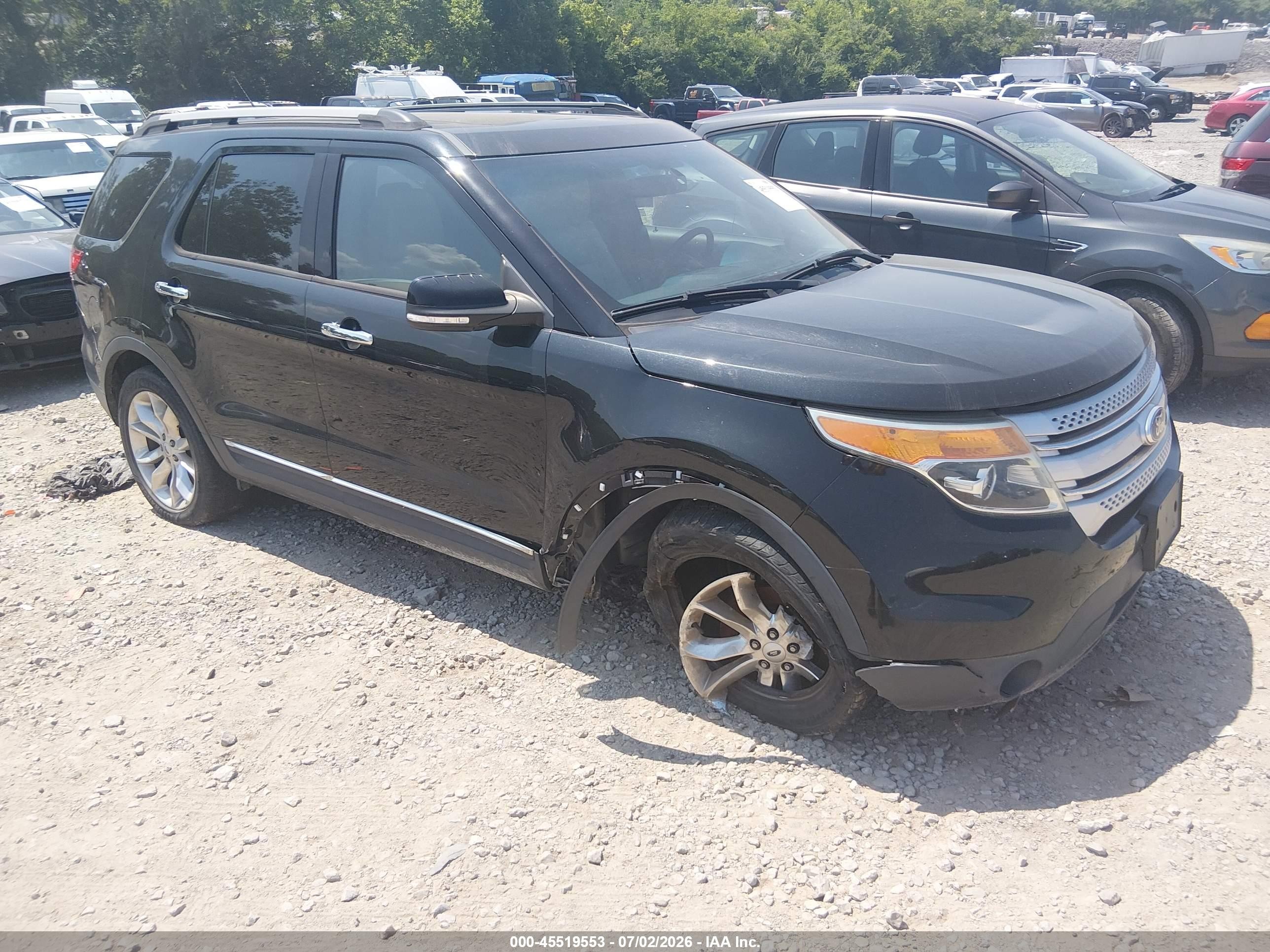 2015 Ford Explorer Xlt Black vin: 1FM5K8D87FGA07618