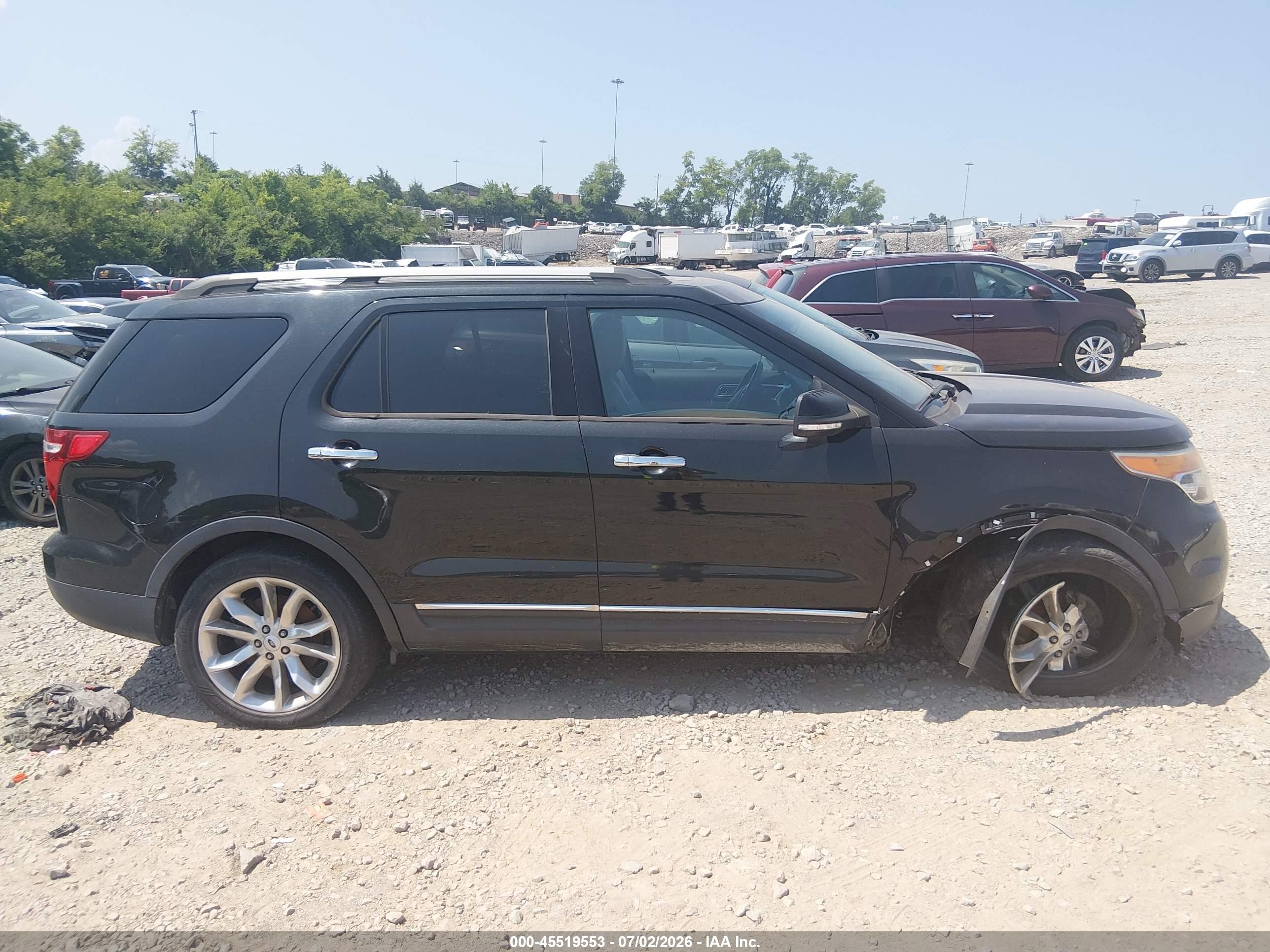 2015 Ford Explorer Xlt Black vin: 1FM5K8D87FGA07618