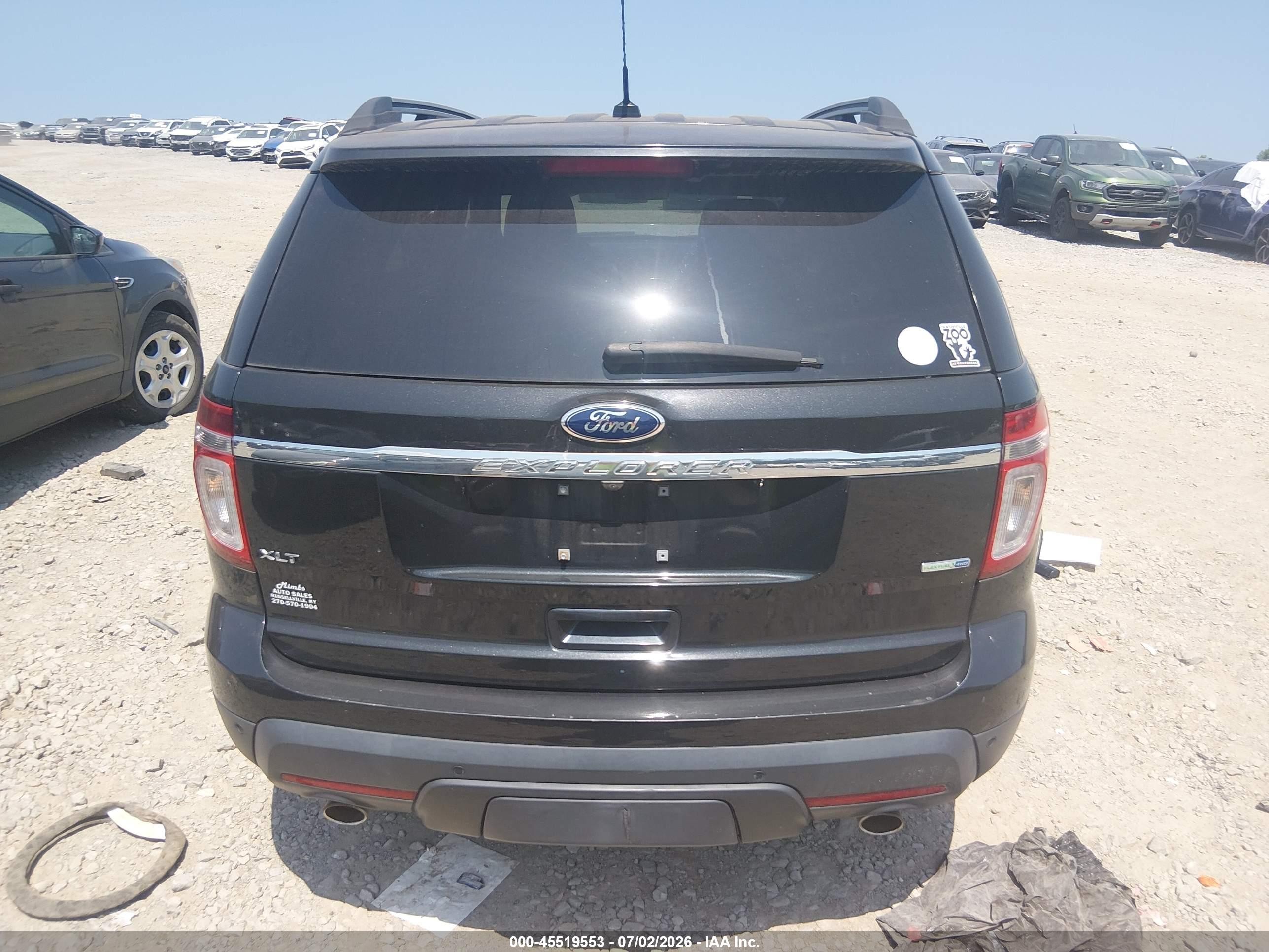 2015 Ford Explorer Xlt Black vin: 1FM5K8D87FGA07618