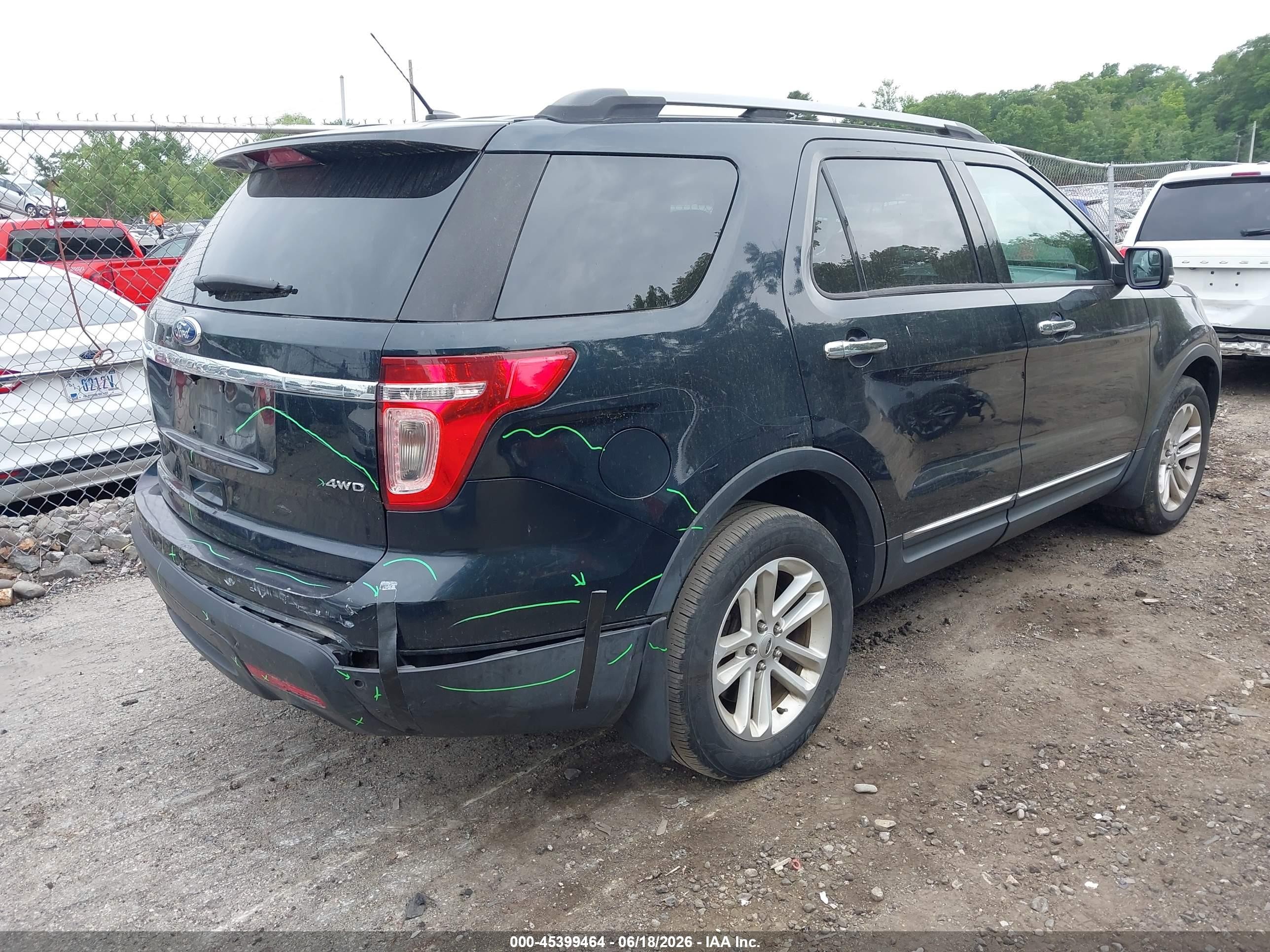 2015 Ford Explorer Xlt Blue vin: 1FM5K8D87FGA43860