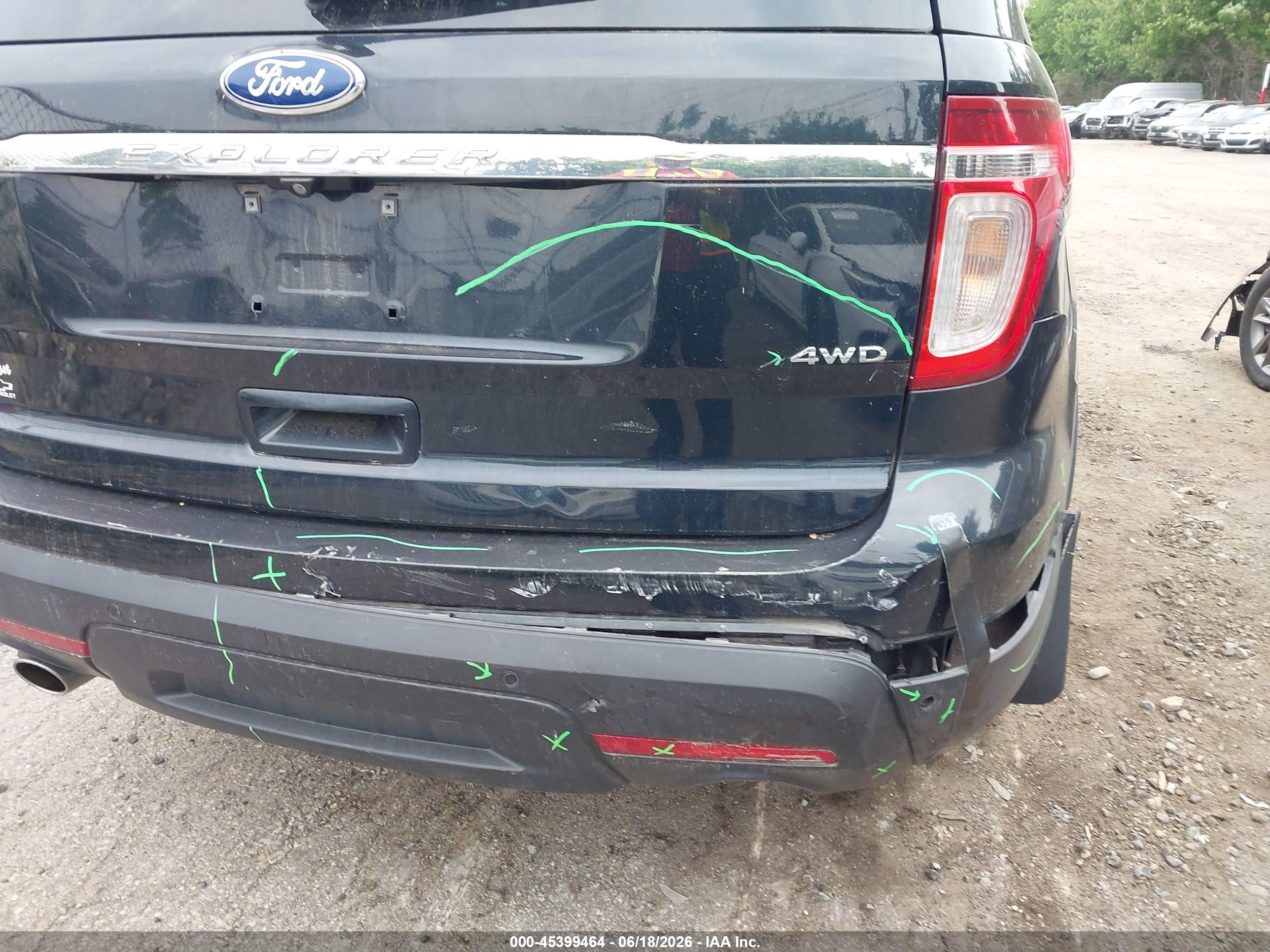 2015 Ford Explorer Xlt Blue vin: 1FM5K8D87FGA43860