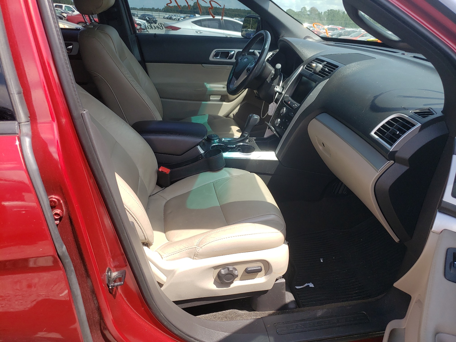 2015 Ford Explorer Xlt Burgundy vin: 1FM5K8D87FGA67981