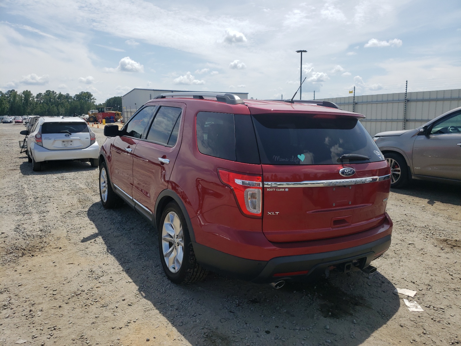 2015 Ford Explorer Xlt Burgundy vin: 1FM5K8D87FGA67981