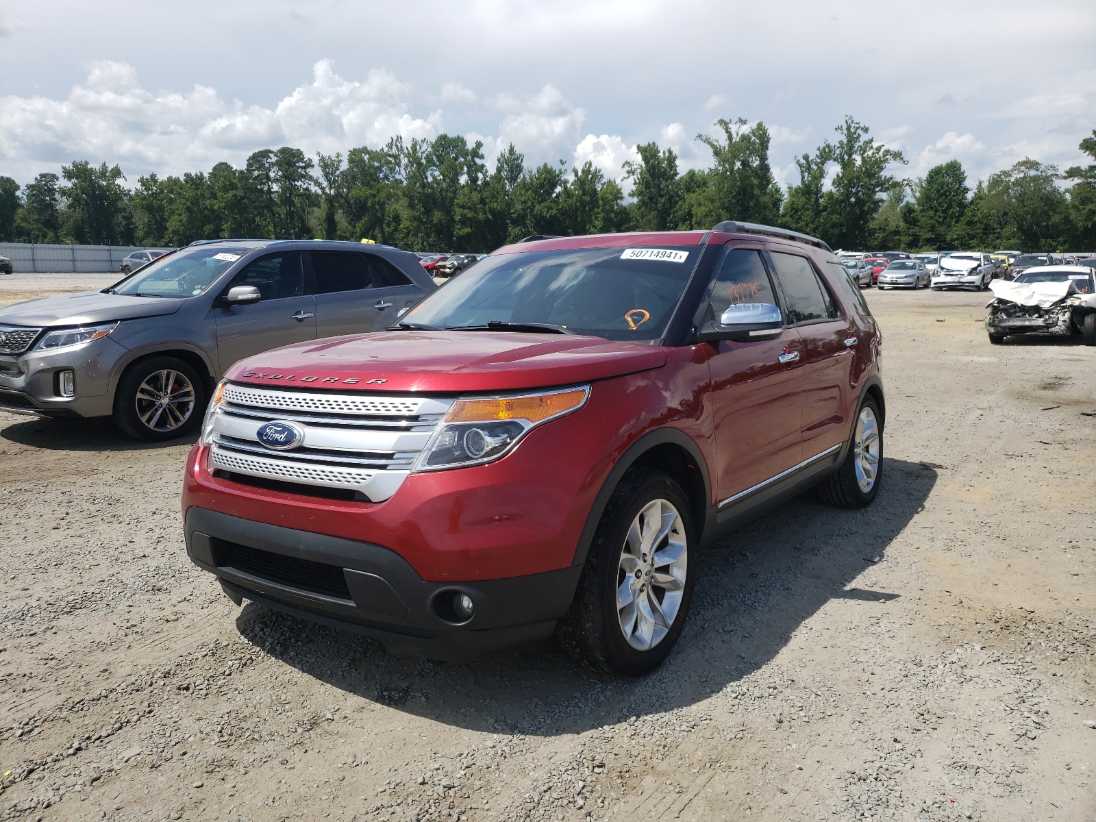 2015 Ford Explorer Xlt Burgundy vin: 1FM5K8D87FGA67981