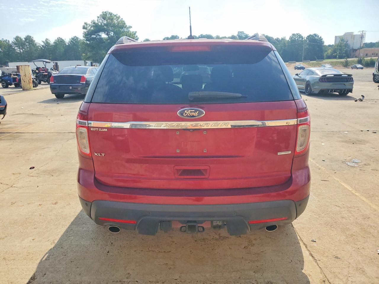 2015 Ford Explorer Xlt Maroon vin: 1FM5K8D87FGA67981