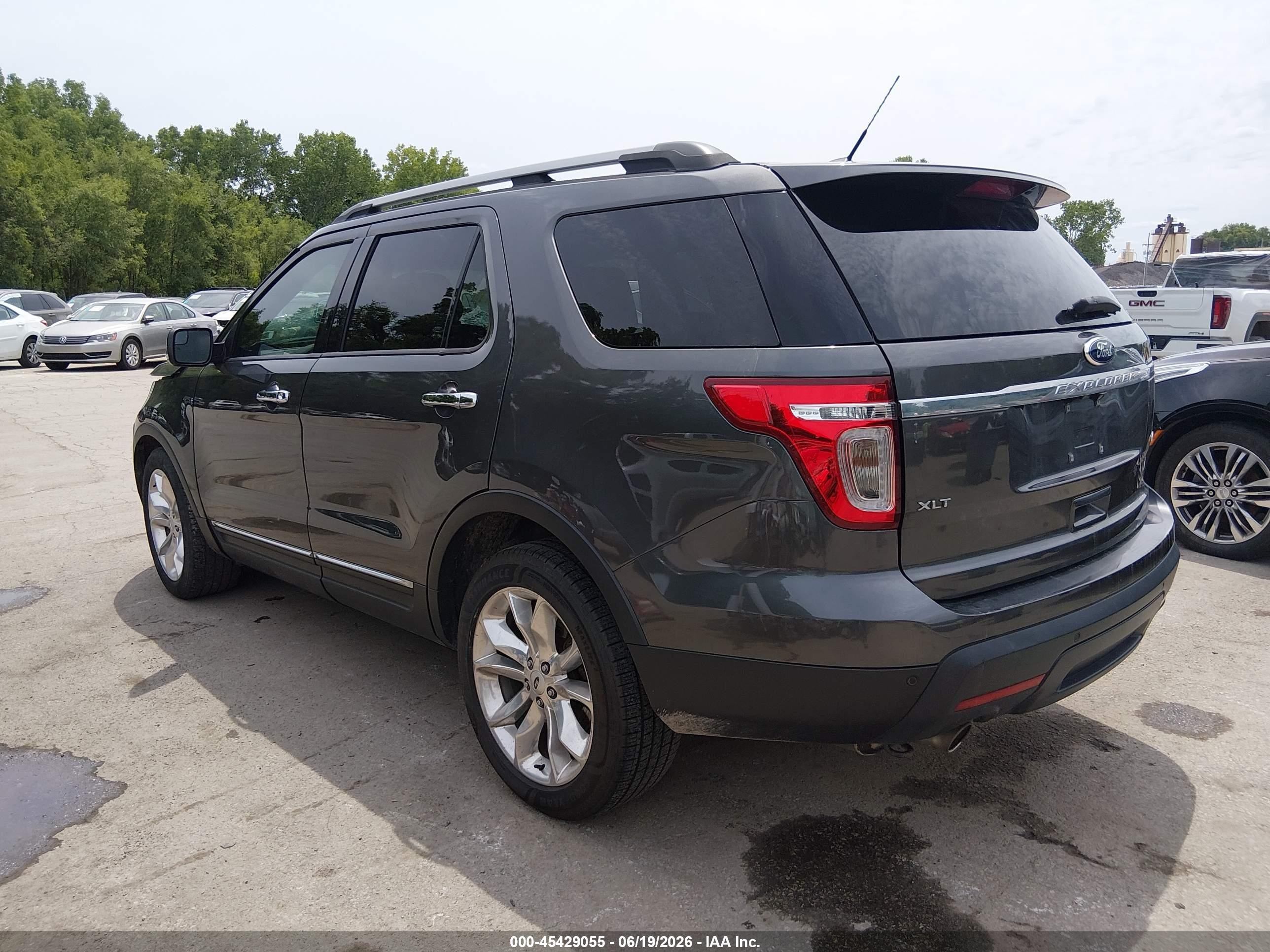 2015 Ford Explorer Xlt Gray vin: 1FM5K8D87FGB10960