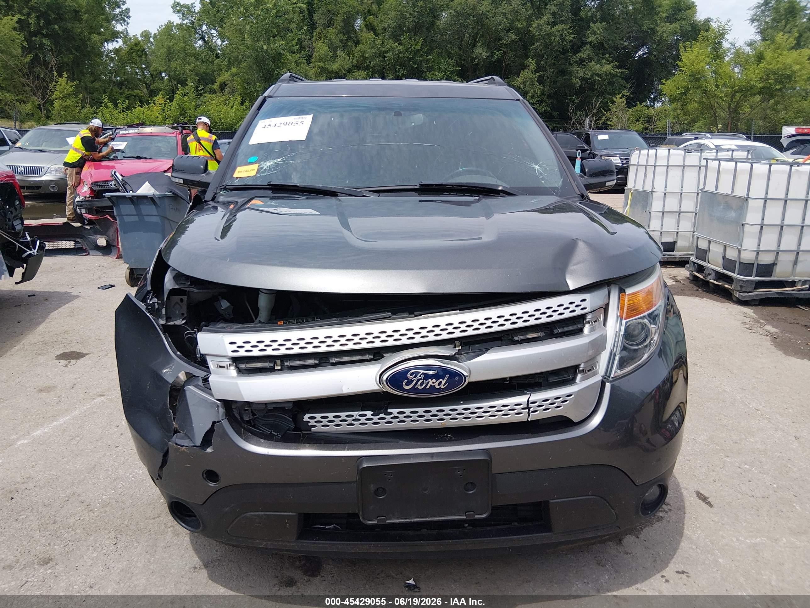 2015 Ford Explorer Xlt Gray vin: 1FM5K8D87FGB10960