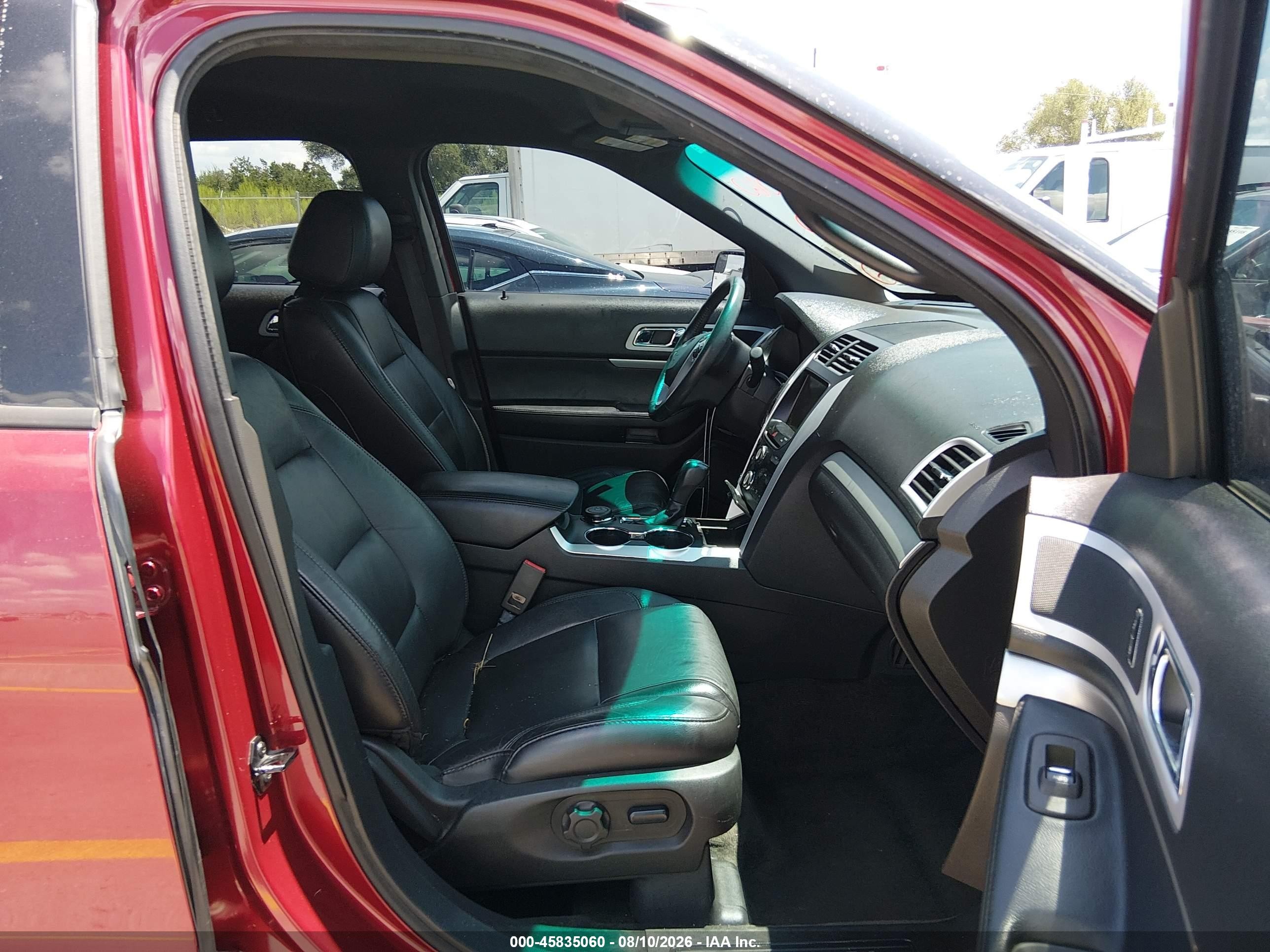 2015 Ford Explorer Xlt Red vin: 1FM5K8D87FGB42548