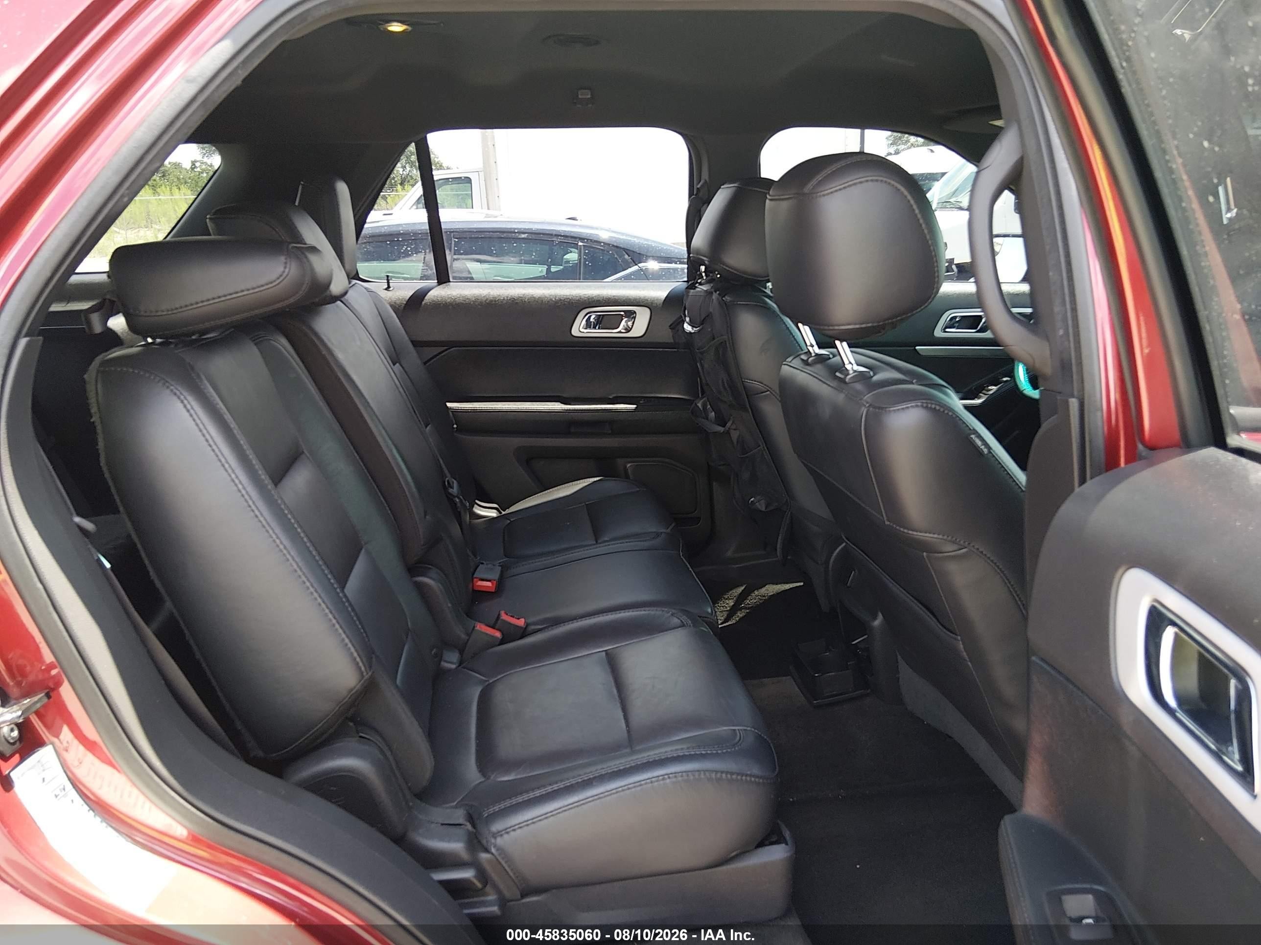 2015 Ford Explorer Xlt Red vin: 1FM5K8D87FGB42548