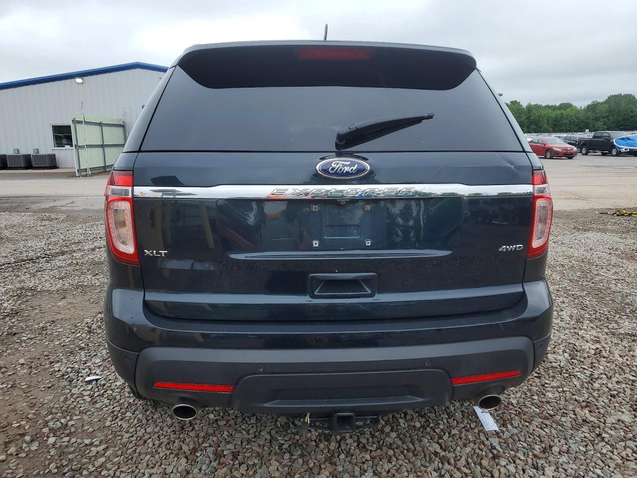 2015 Ford Explorer Xlt Black vin: 1FM5K8D87FGB45806
