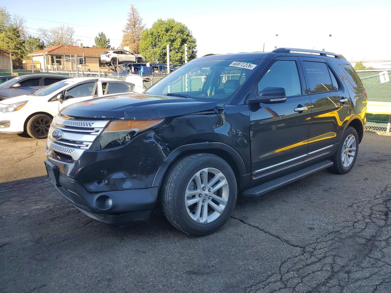 2015 Ford Explorer Xlt Black vin: 1FM5K8D87FGB96416