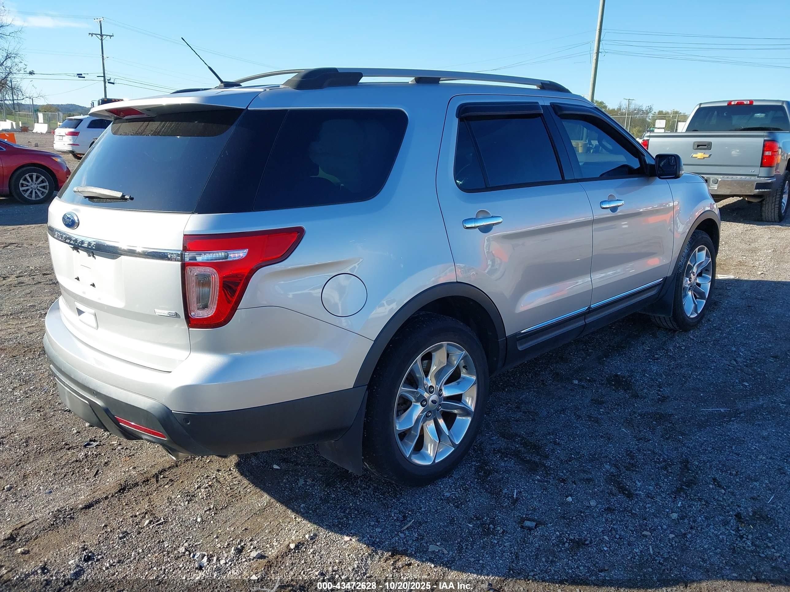 2015 Ford Explorer Xlt Silver vin: 1FM5K8D87FGC11500