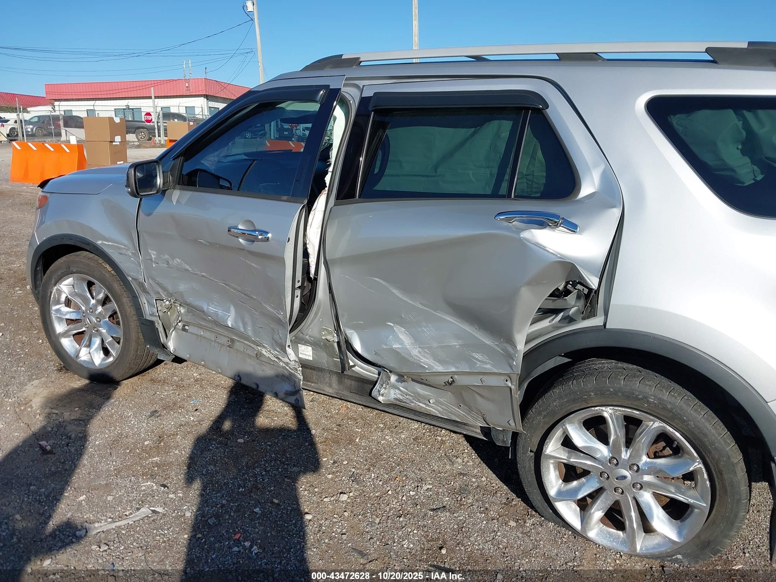 2015 Ford Explorer Xlt Silver vin: 1FM5K8D87FGC11500