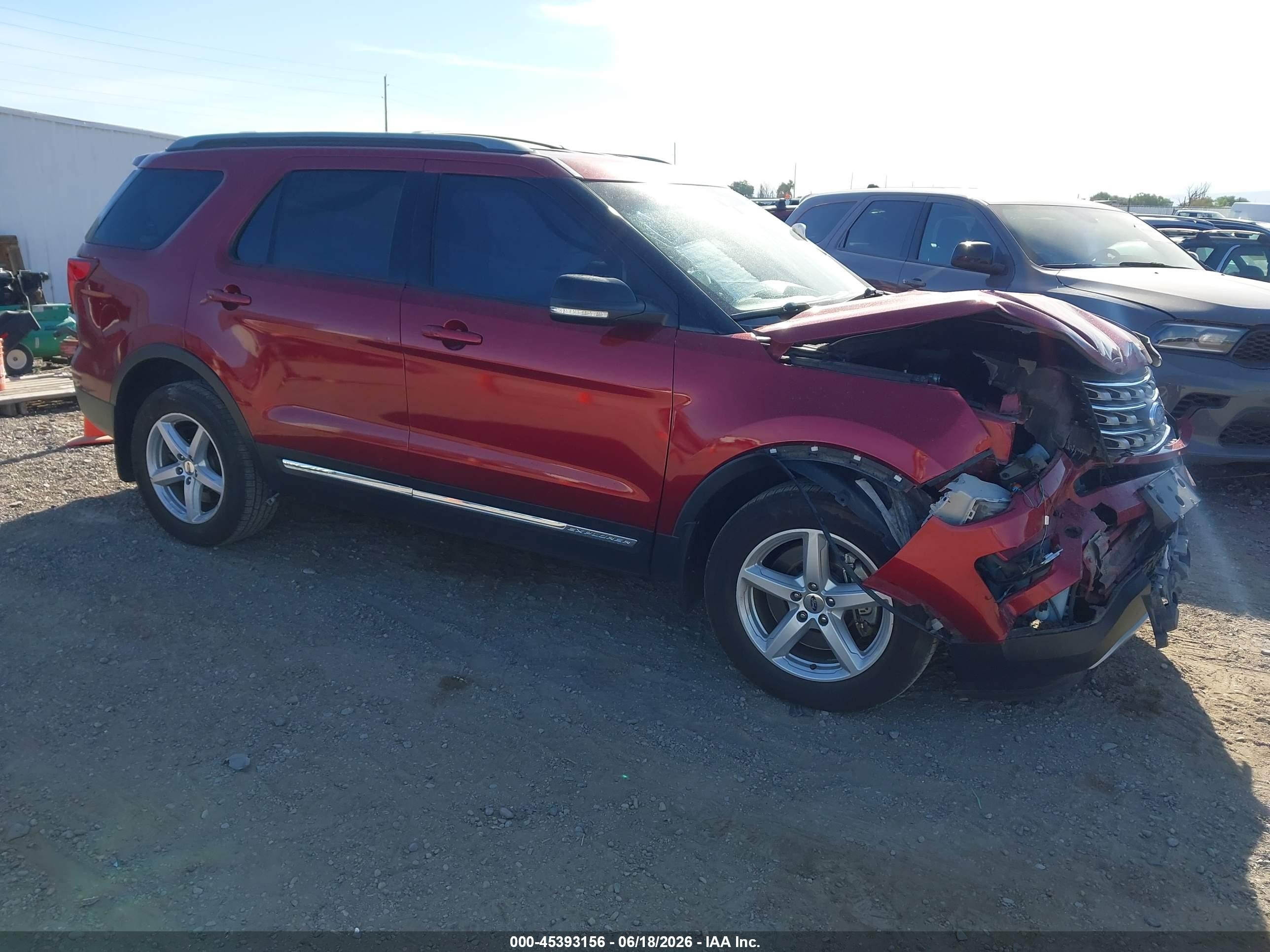 2016 Ford Explorer Xlt Красный vin: 1FM5K8D87GGC88630
