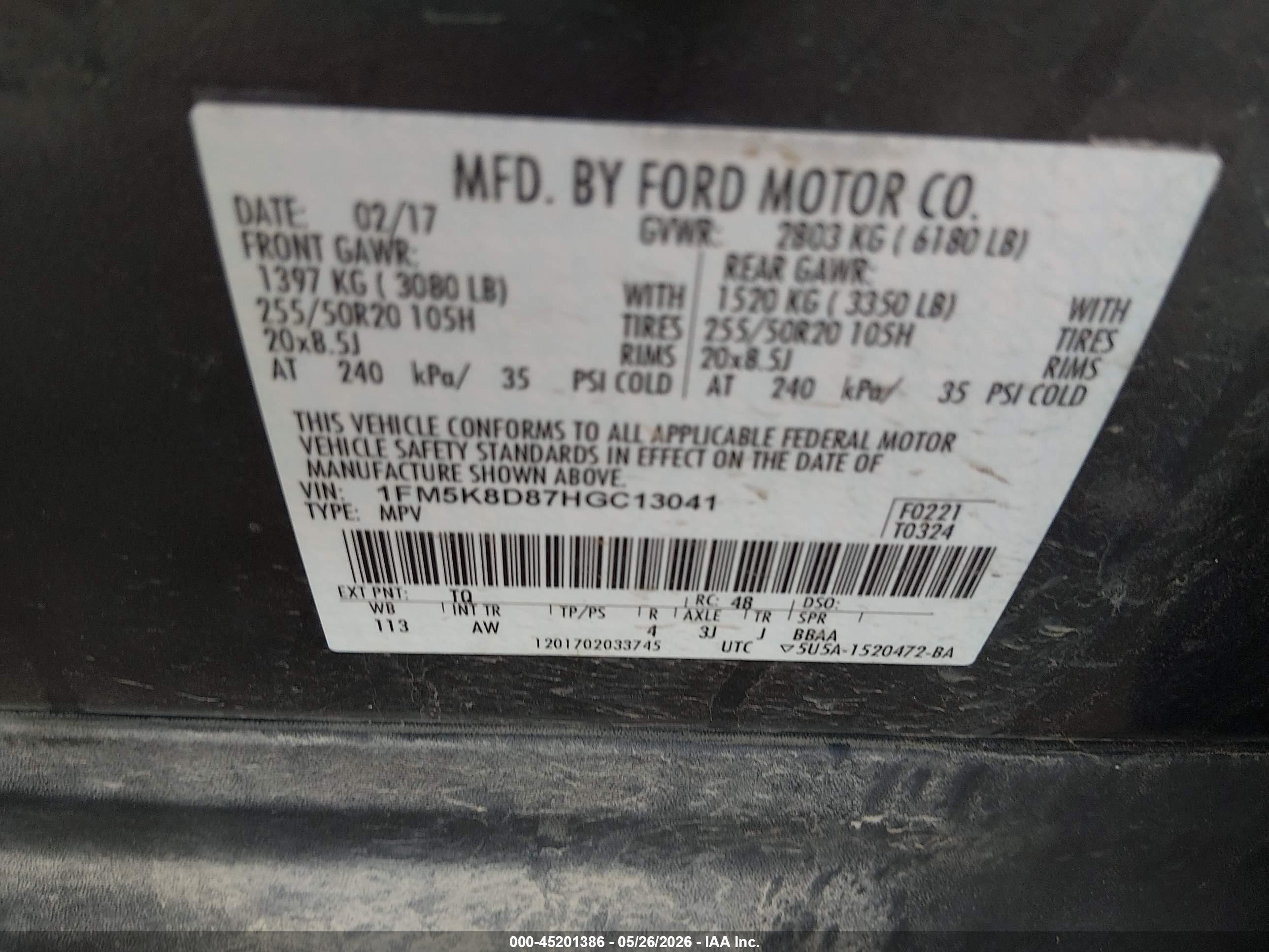 2017 Ford Explorer Xlt Черный vin: 1FM5K8D87HGC13041
