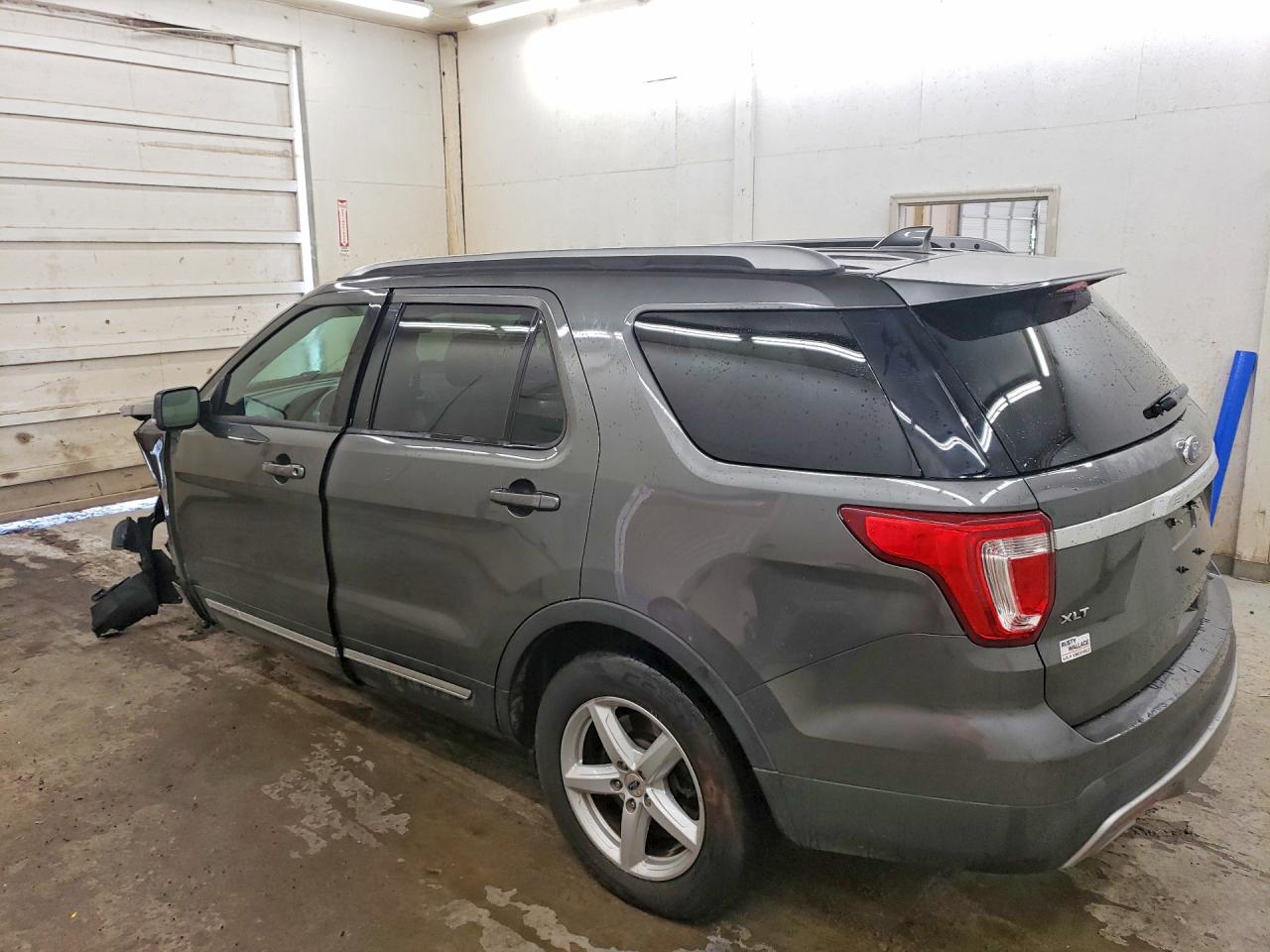 2017 Ford Explorer Xlt Gray vin: 1FM5K8D87HGD02110