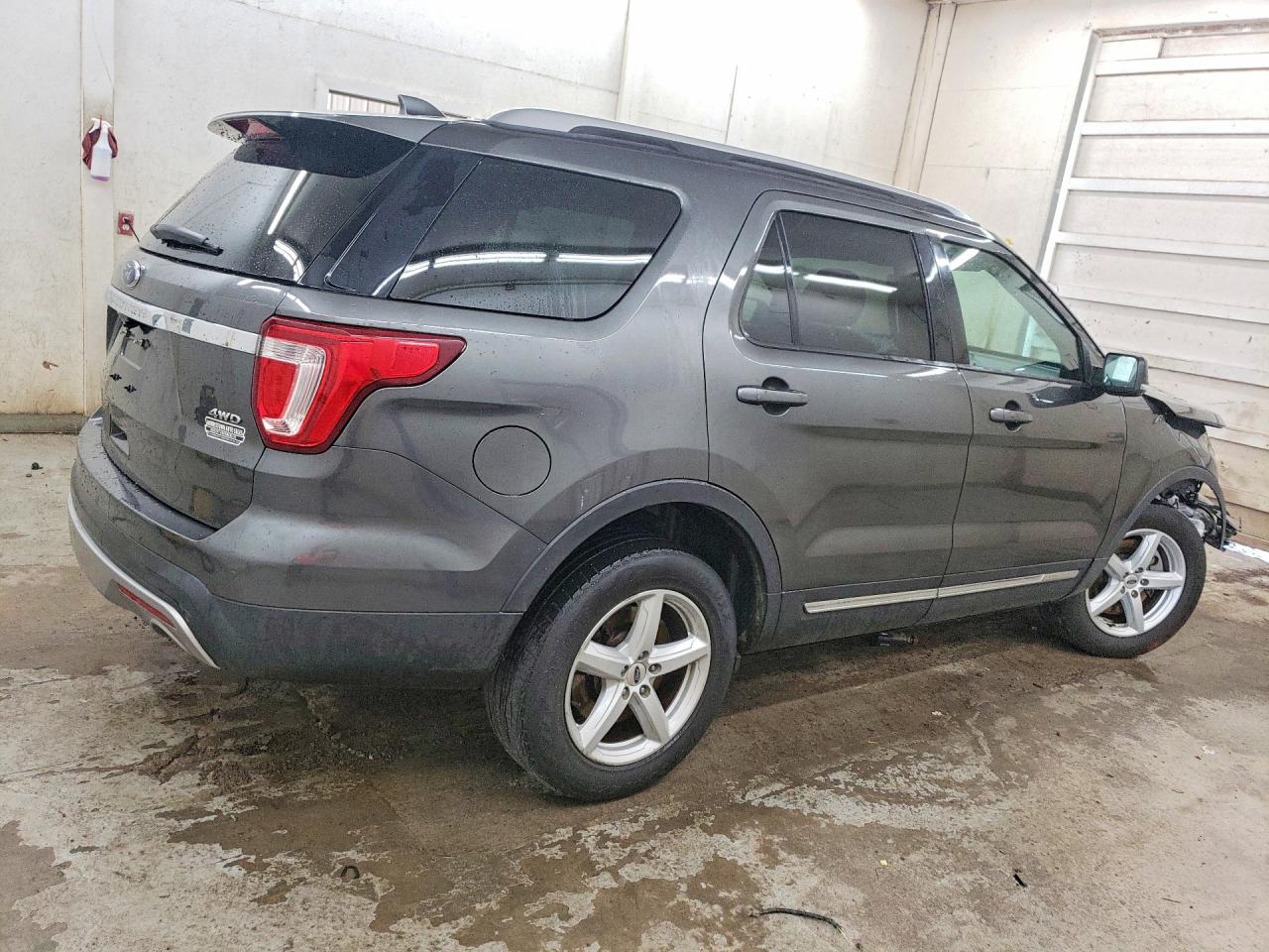 2017 Ford Explorer Xlt Gray vin: 1FM5K8D87HGD02110