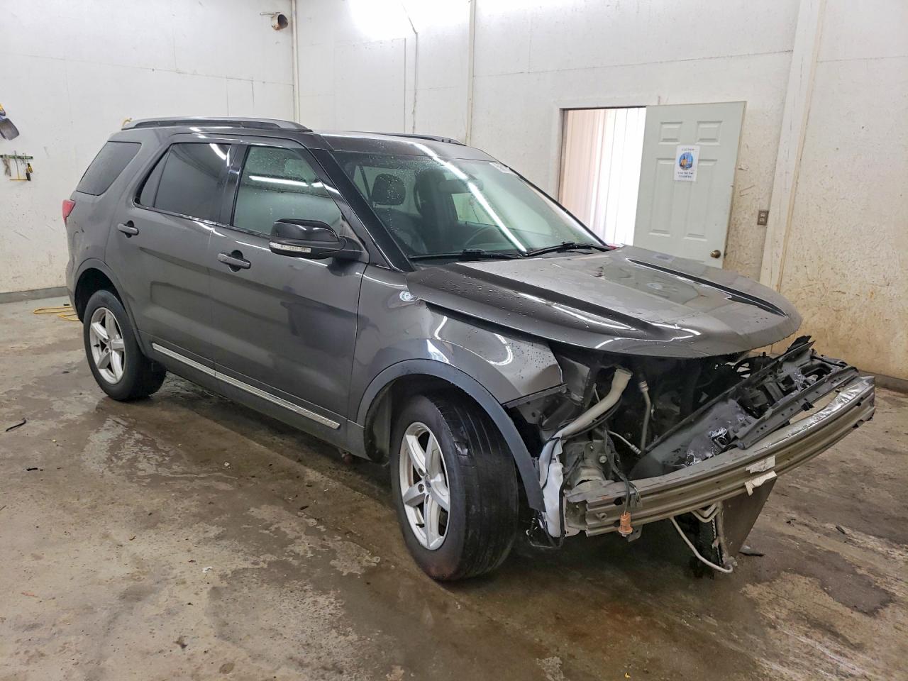 2017 Ford Explorer Xlt Gray vin: 1FM5K8D87HGD02110