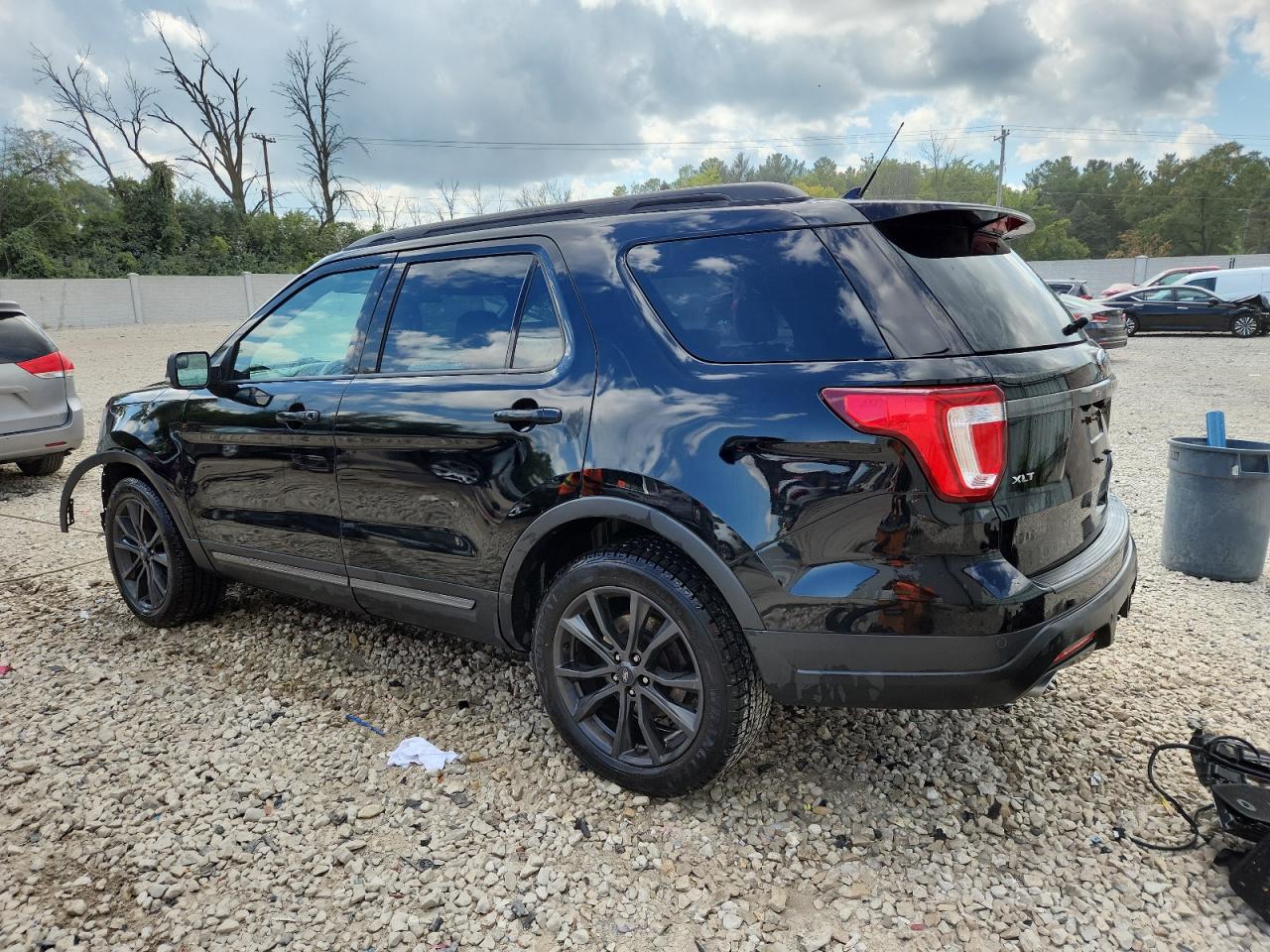 2018 Ford Explorer Xlt Black vin: 1FM5K8D87JGA65835