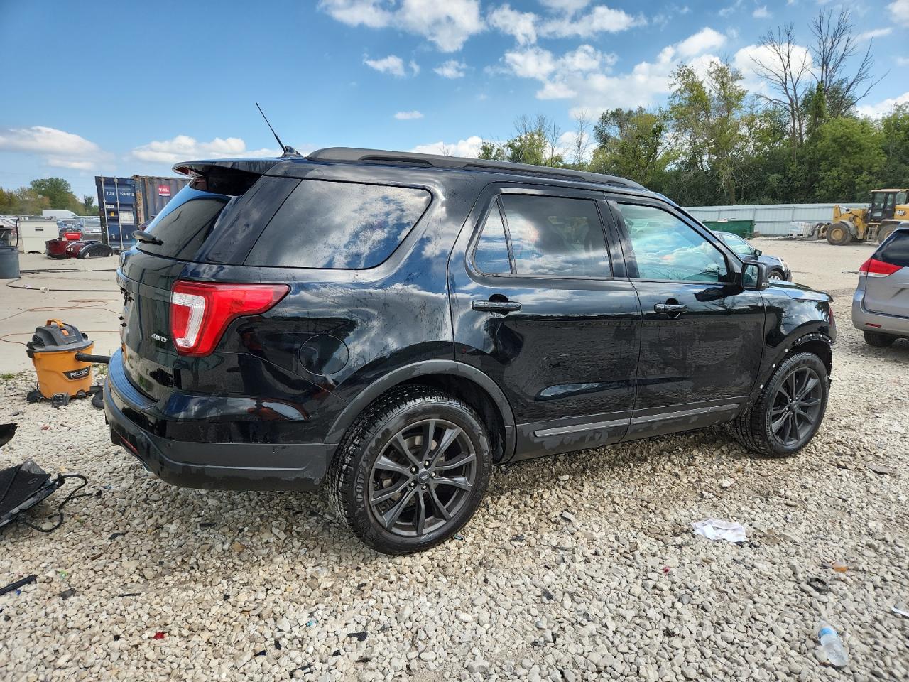 2018 Ford Explorer Xlt Black vin: 1FM5K8D87JGA65835