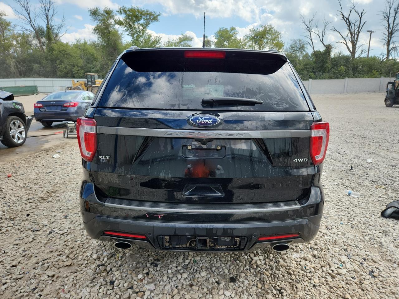 2018 Ford Explorer Xlt Black vin: 1FM5K8D87JGA65835