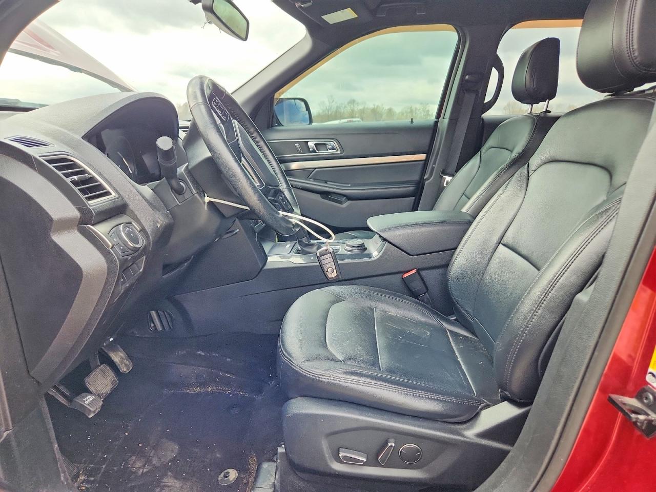 2018 Ford Explorer Xlt Red vin: 1FM5K8D87JGC31917