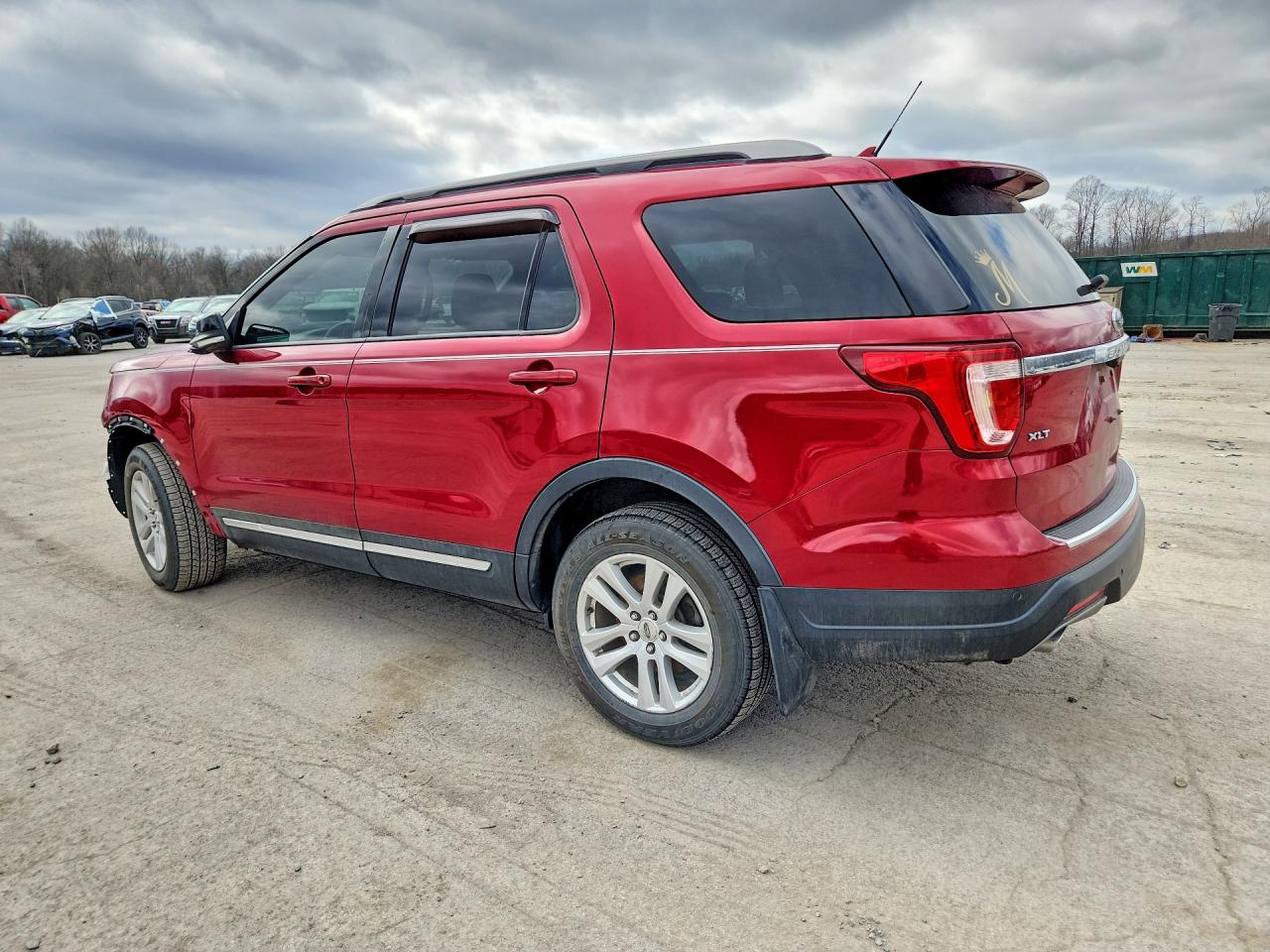 2018 Ford Explorer Xlt Red vin: 1FM5K8D87JGC31917