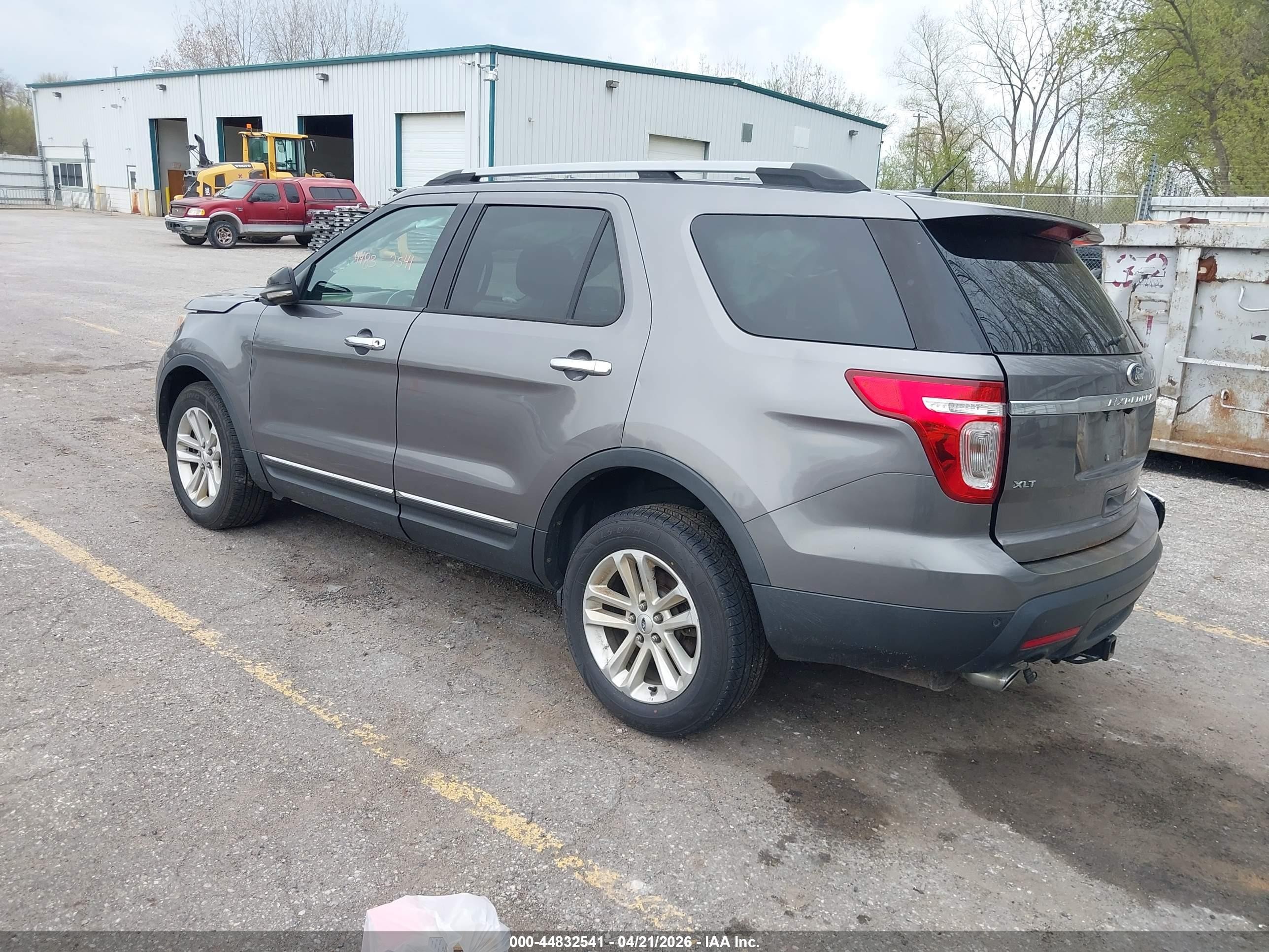 2013 Ford Explorer Xlt Gray vin: 1FM5K8D88DGA09455