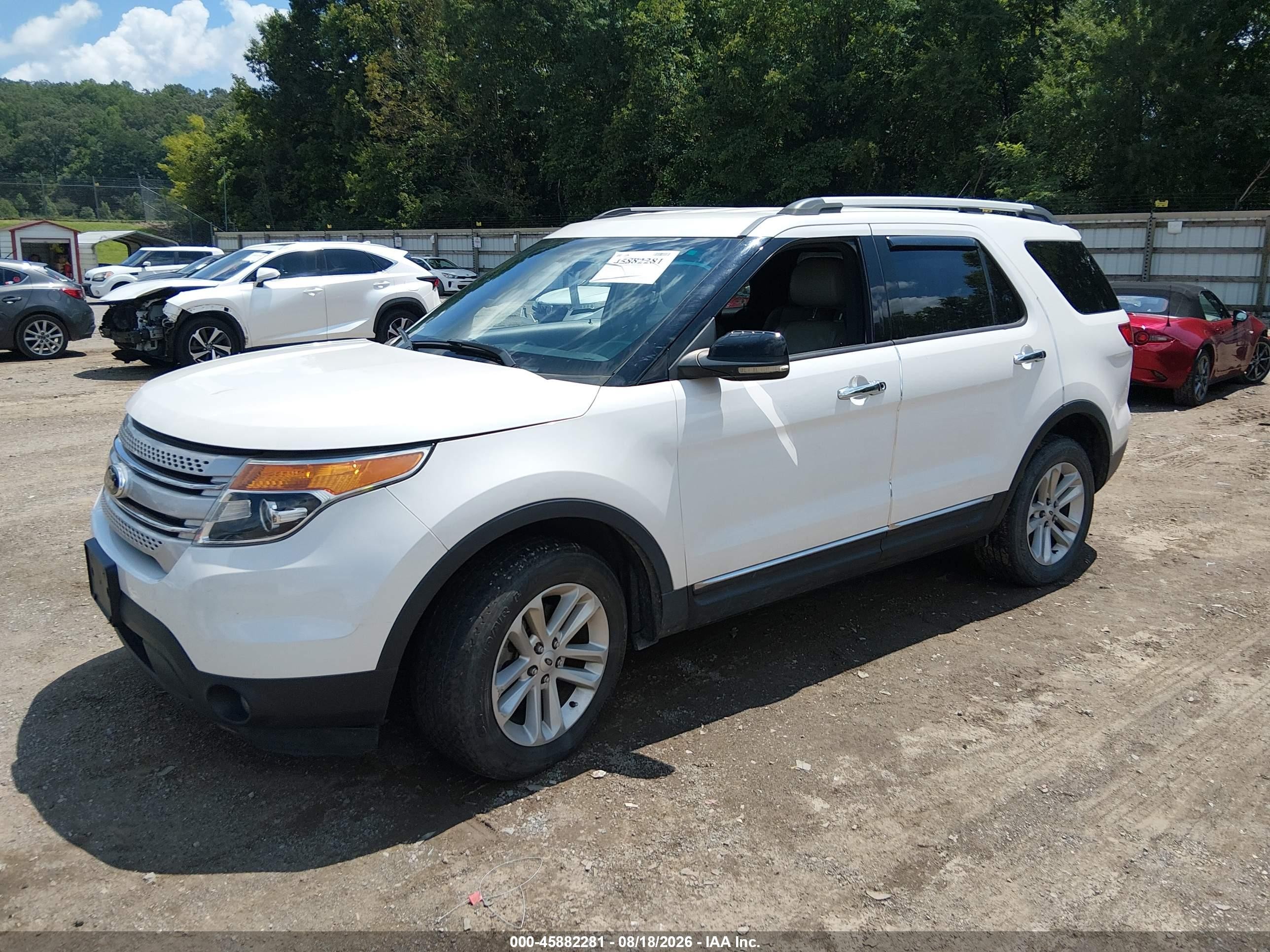 2013 Ford Explorer Xlt Белый vin: 1FM5K8D88DGA13991