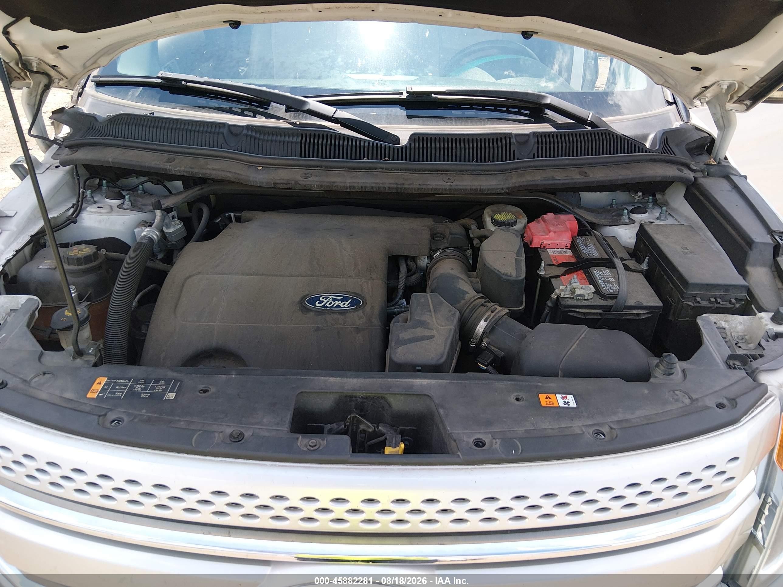 2013 Ford Explorer Xlt Белый vin: 1FM5K8D88DGA13991