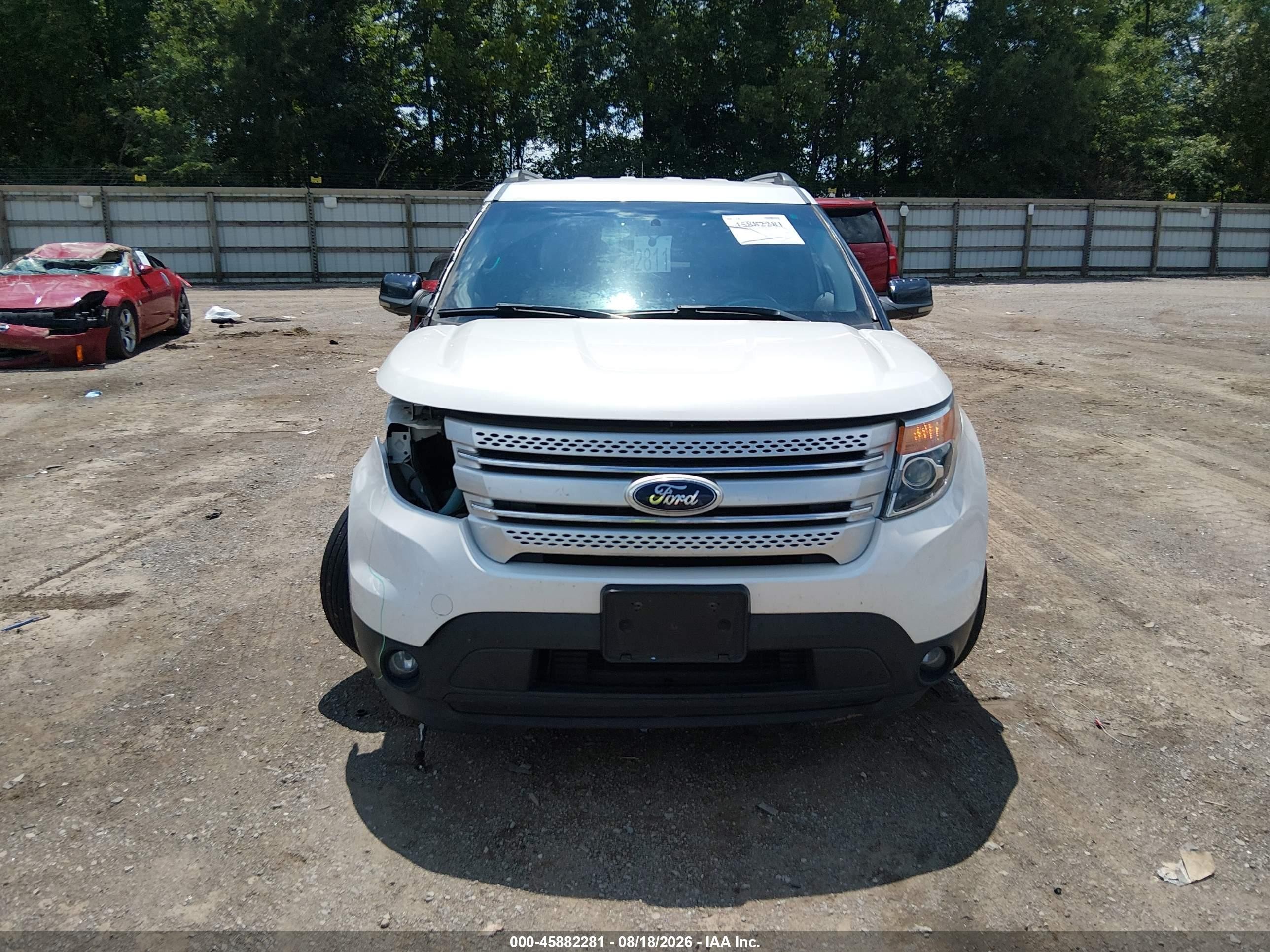 2013 Ford Explorer Xlt Белый vin: 1FM5K8D88DGA13991