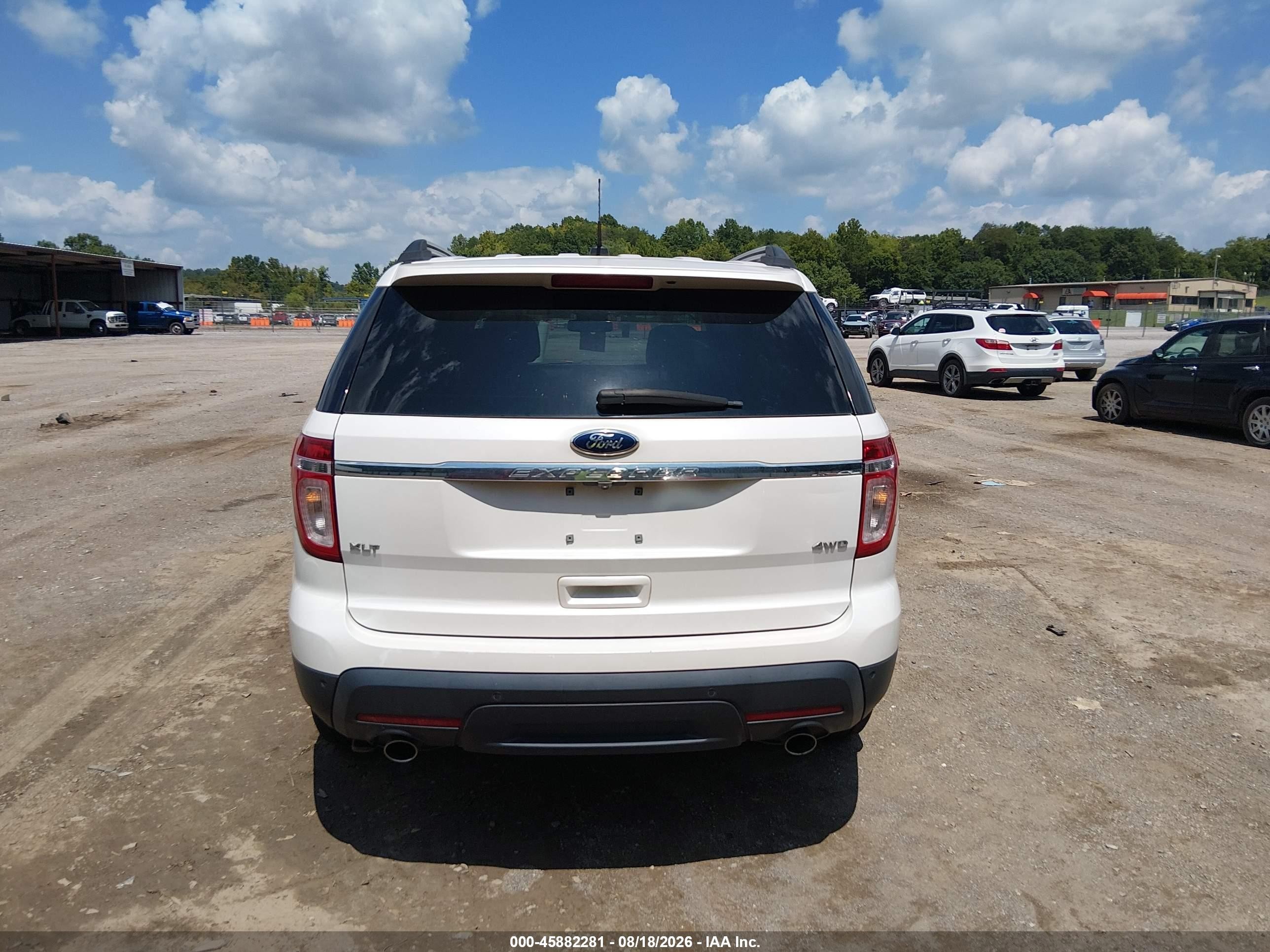 2013 Ford Explorer Xlt Белый vin: 1FM5K8D88DGA13991