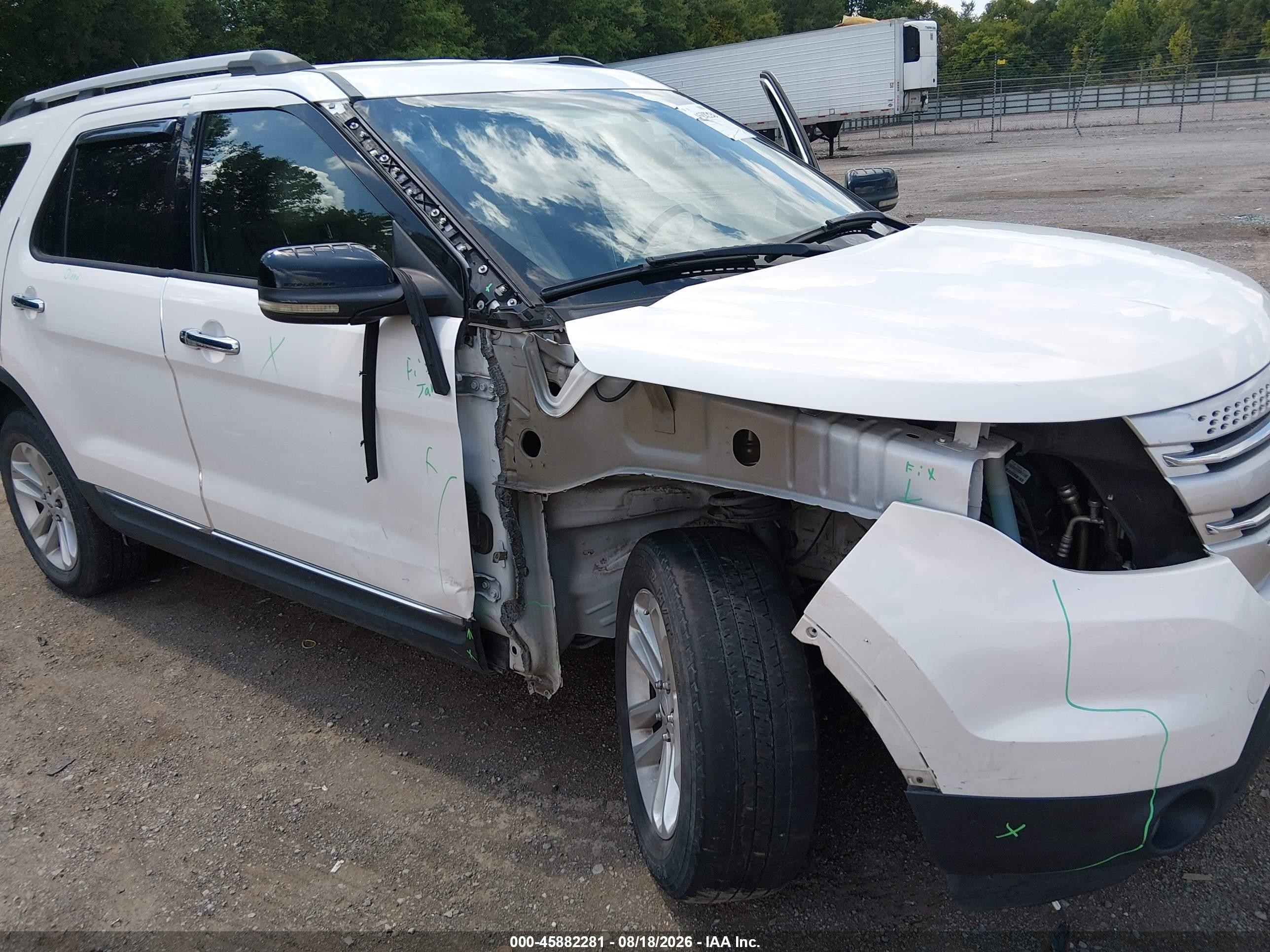 2013 Ford Explorer Xlt Белый vin: 1FM5K8D88DGA13991