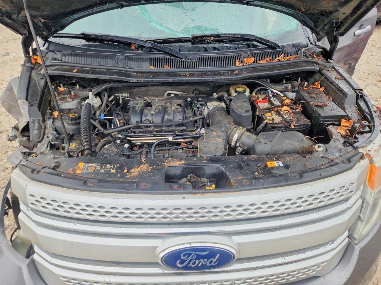 2013 Ford Explorer Xlt Gray vin: 1FM5K8D88DGA27213