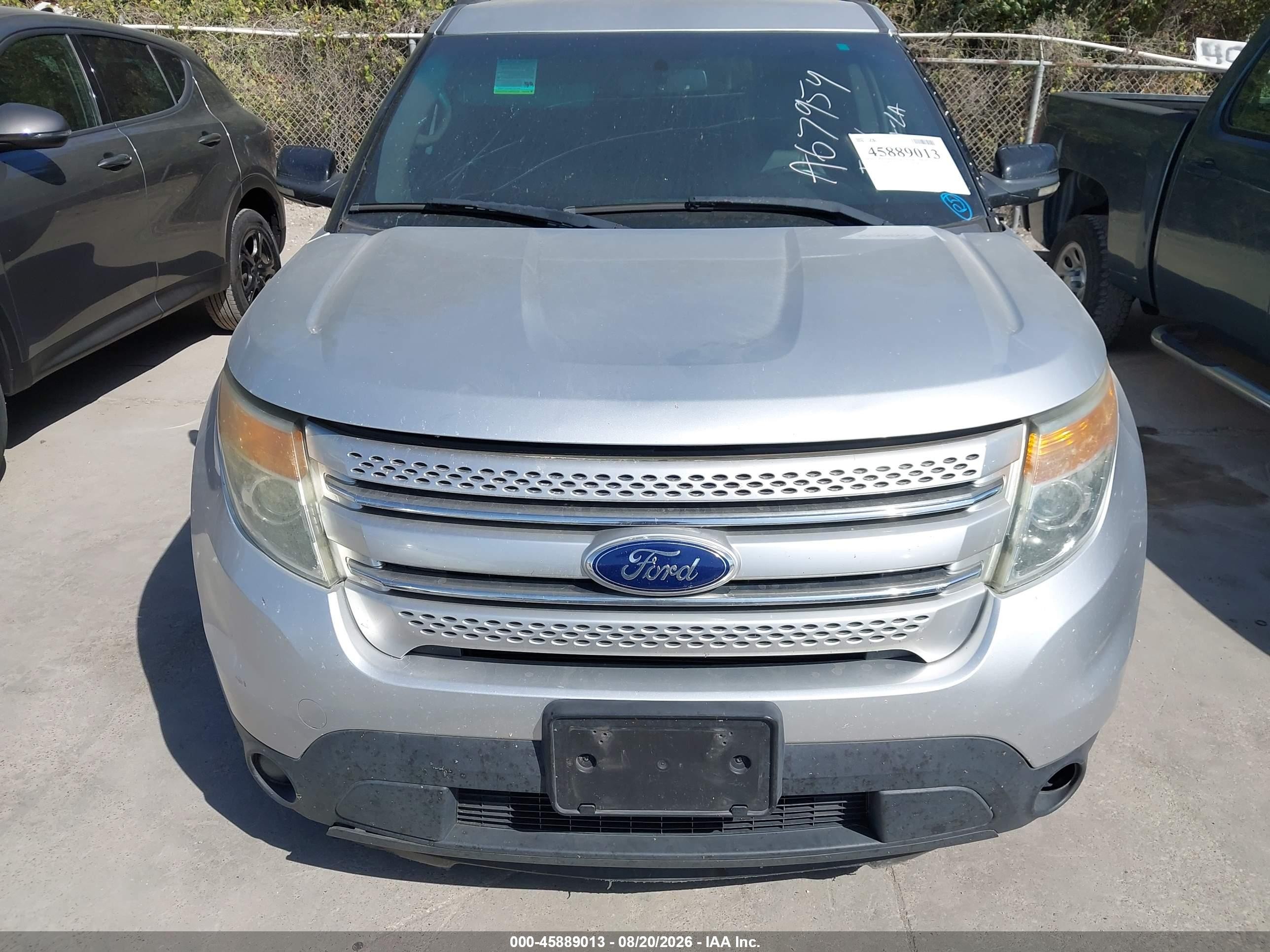 2013 Ford Explorer Xlt Gray vin: 1FM5K8D88DGA67954