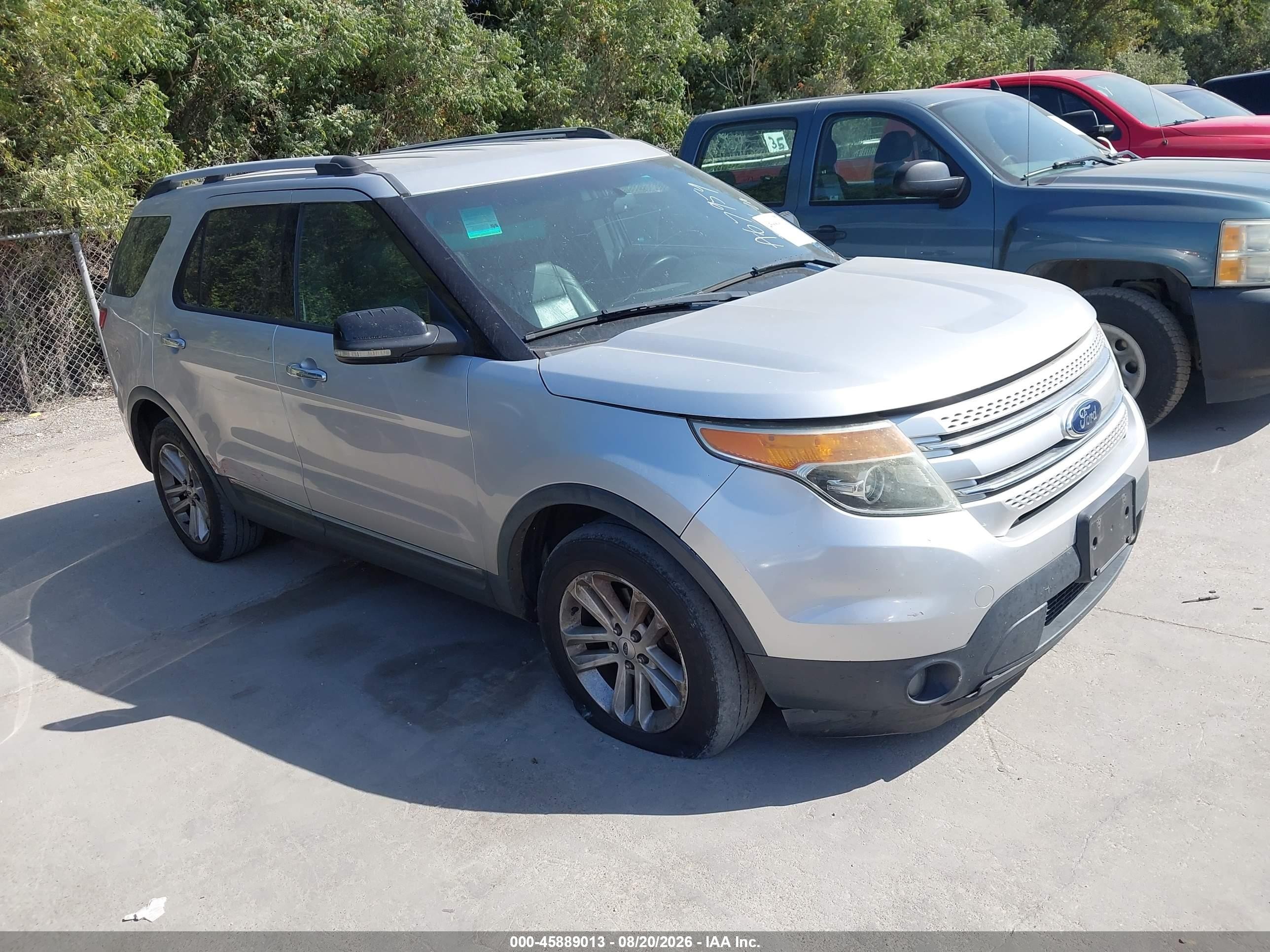 2013 Ford Explorer Xlt Gray vin: 1FM5K8D88DGA67954
