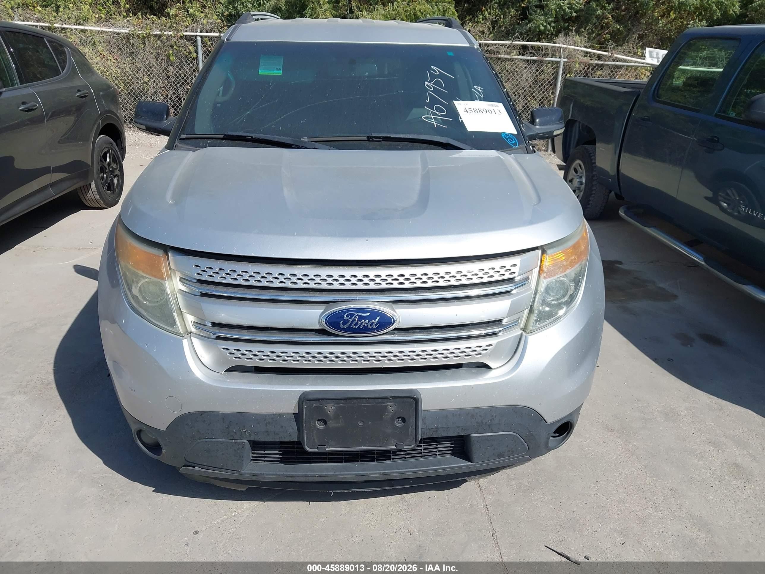 2013 Ford Explorer Xlt Gray vin: 1FM5K8D88DGA67954