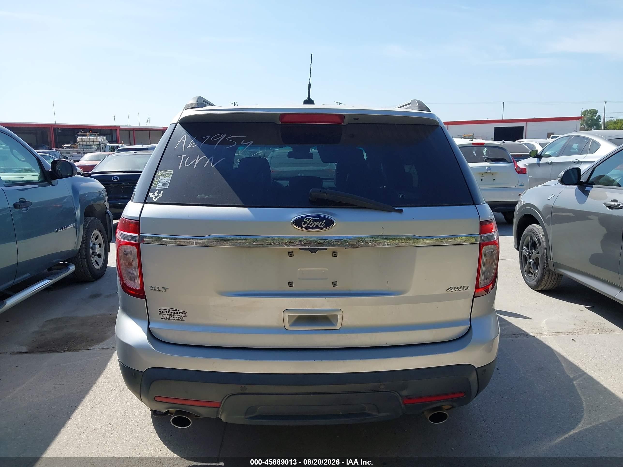 2013 Ford Explorer Xlt Gray vin: 1FM5K8D88DGA67954