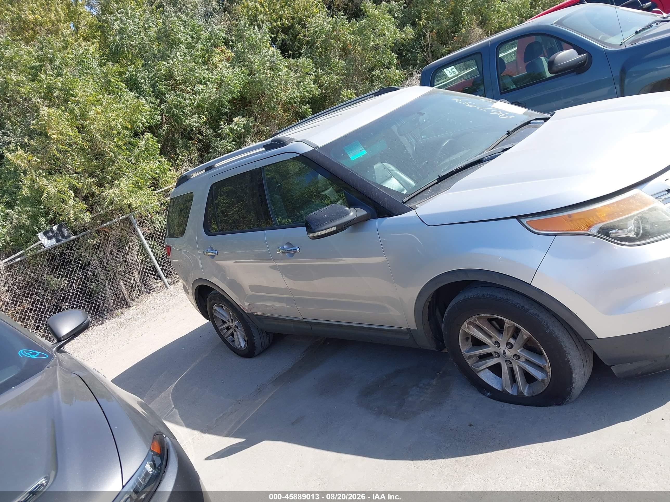 2013 Ford Explorer Xlt Gray vin: 1FM5K8D88DGA67954