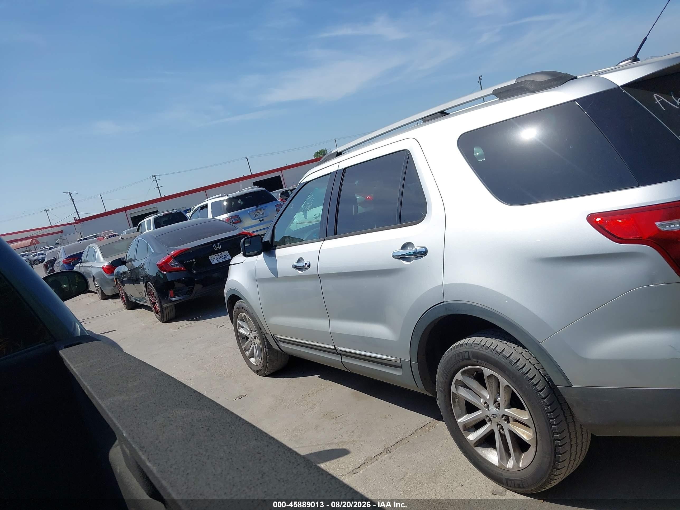 2013 Ford Explorer Xlt Gray vin: 1FM5K8D88DGA67954