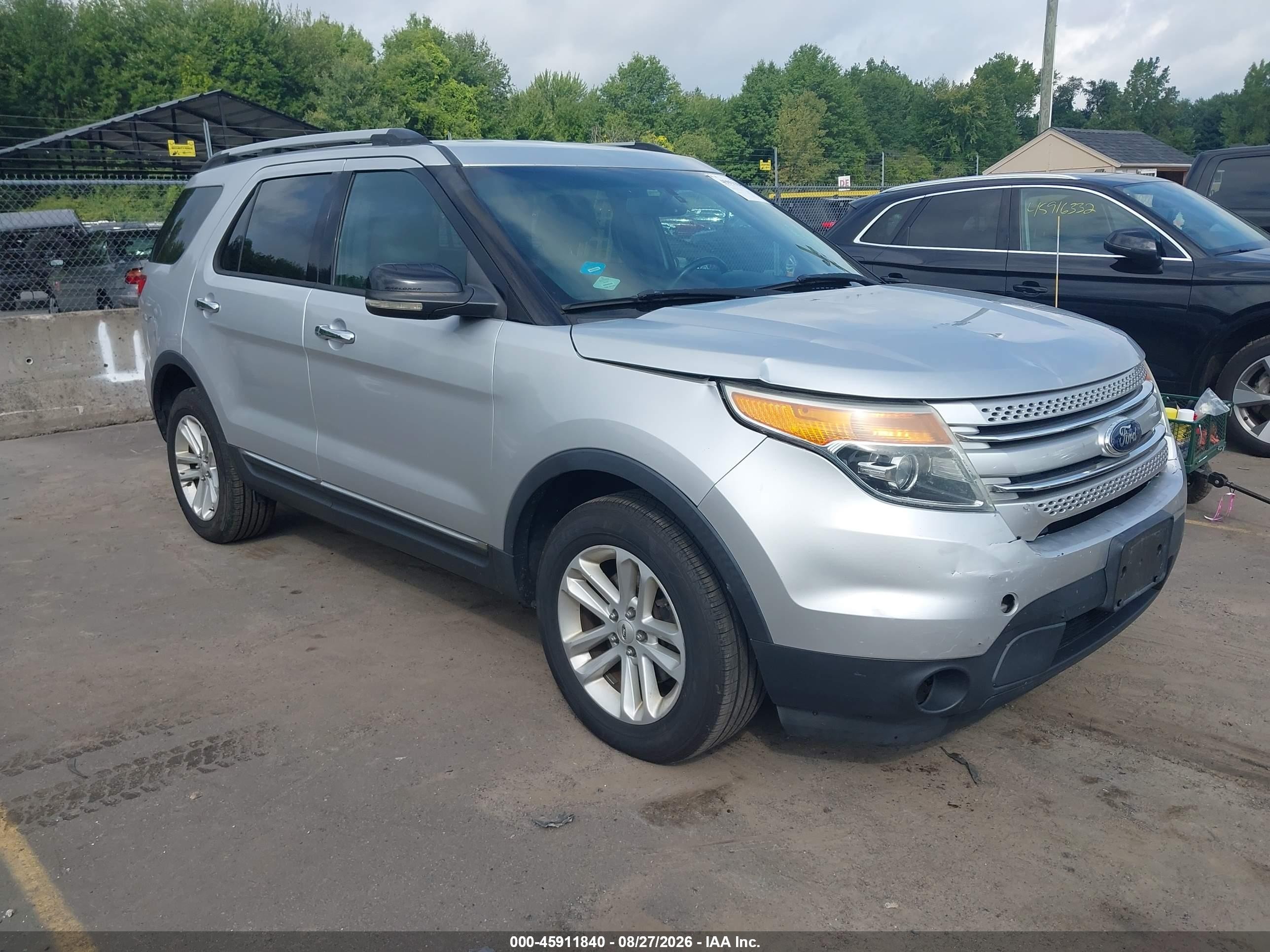 2013 Ford Explorer Xlt Silver vin: 1FM5K8D88DGA86228