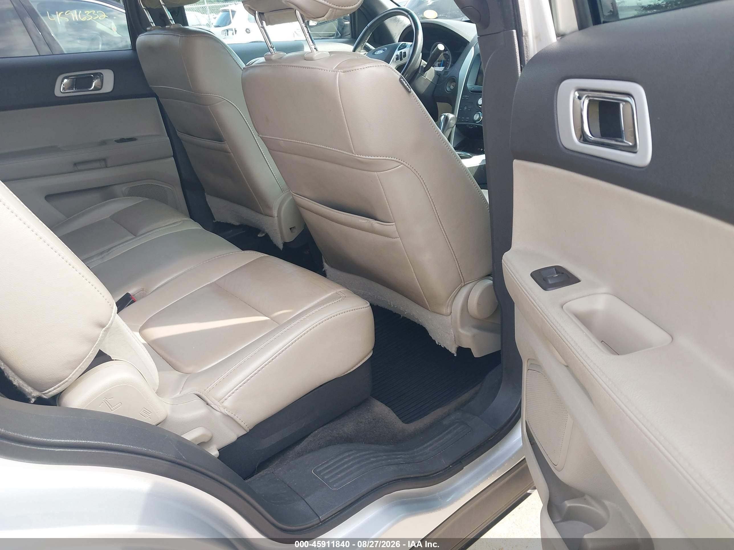 2013 Ford Explorer Xlt Silver vin: 1FM5K8D88DGA86228