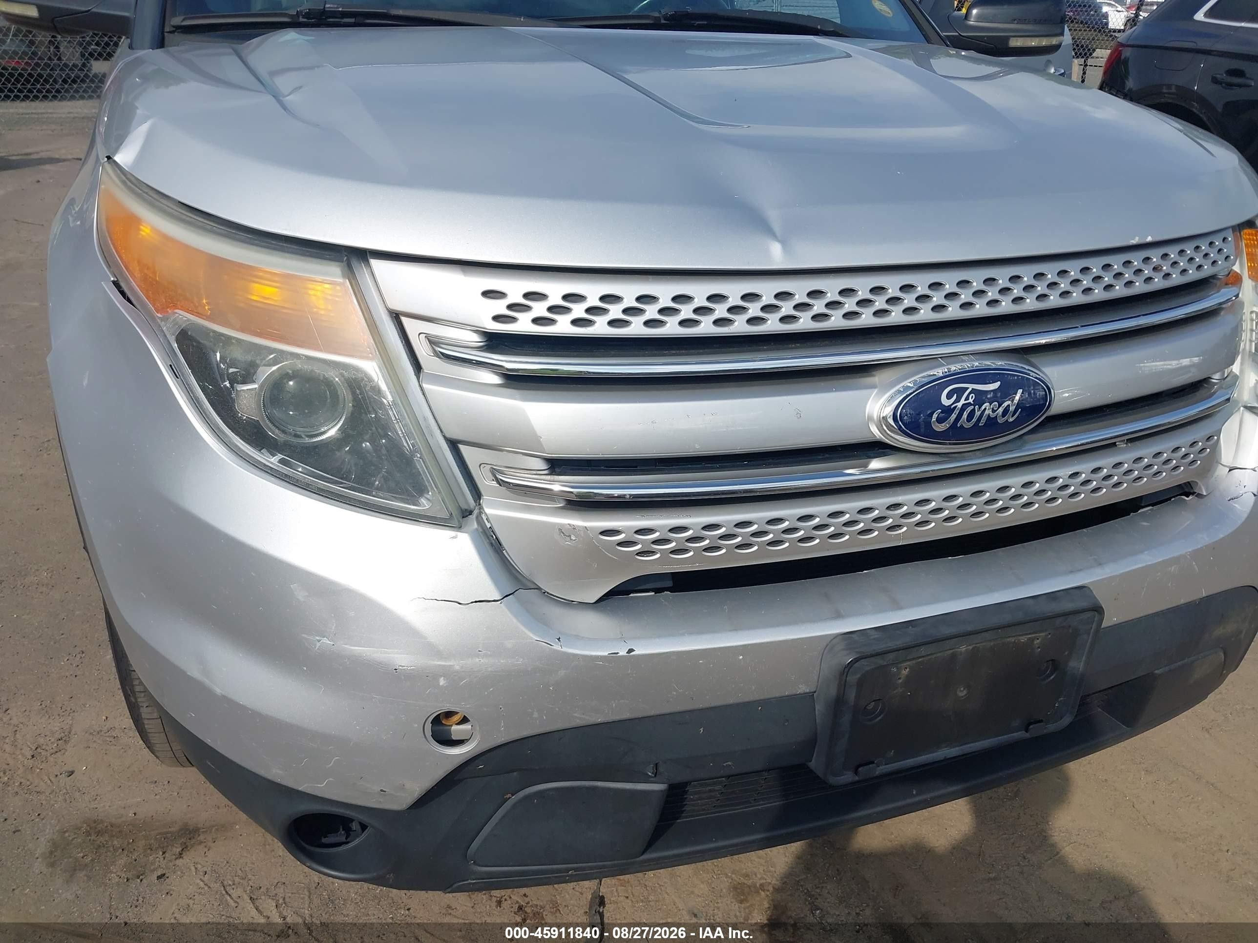2013 Ford Explorer Xlt Silver vin: 1FM5K8D88DGA86228