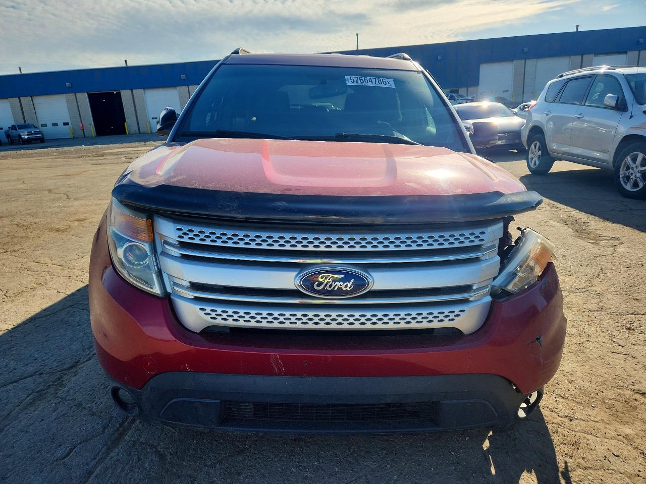 2013 Ford Explorer Xlt Red vin: 1FM5K8D88DGA90067
