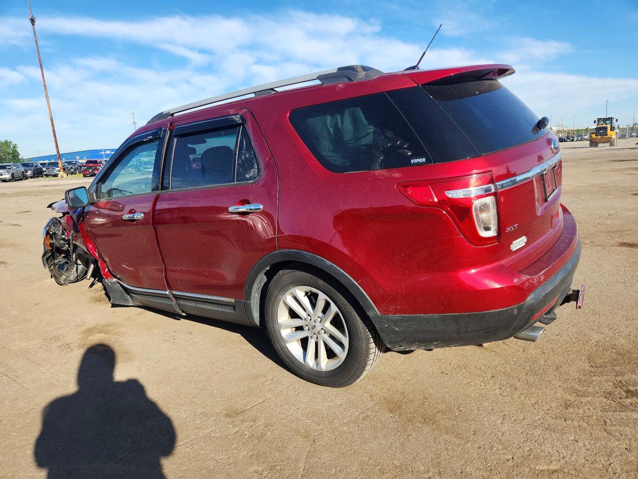 2013 Ford Explorer Xlt Red vin: 1FM5K8D88DGA90067